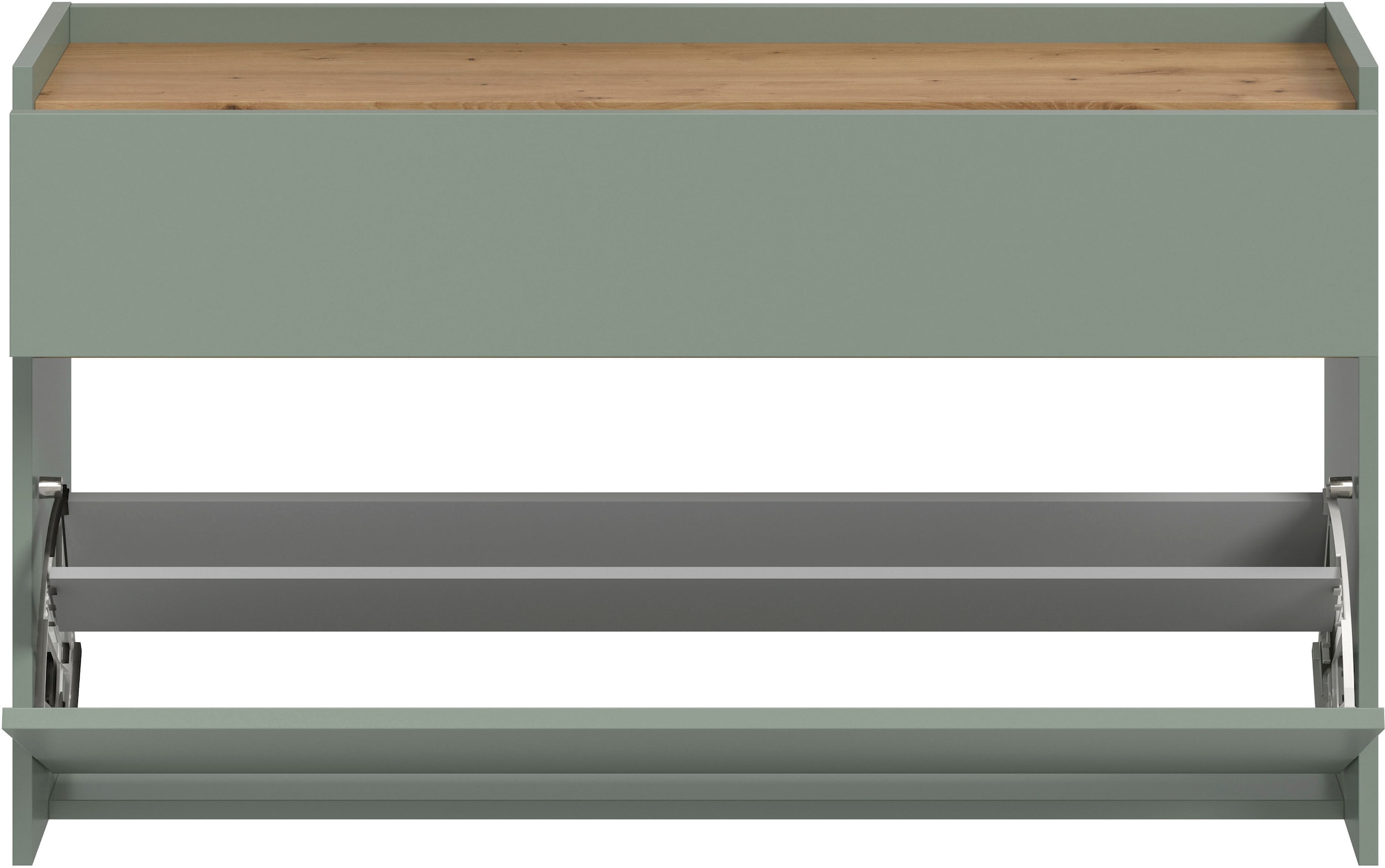 Home affaire Schuhschrank »EVRID, Breite 110cm, hängend, 1 Schubkasten, 1 Schuhwalze« individuell mit anderen Artikel der Serie EVRID erweiterbar, 1 Stk. tlg. Schuhkommode, Kommode, Sideboard, Garderobenschrank, Flurkommode