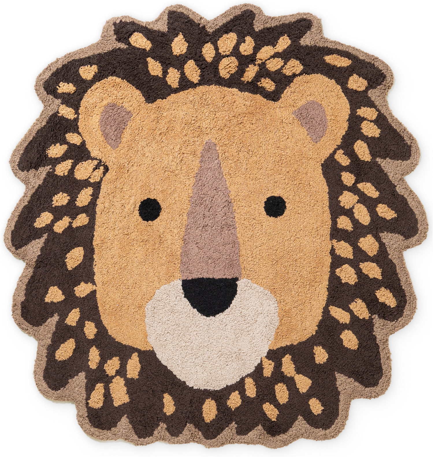 HANSE Home Tapis pour enfants »Roary« Forme de motif 10 mm Höhe lavable, fait main, coton, tapis de jeu antidérapant pour chambre d'enfants