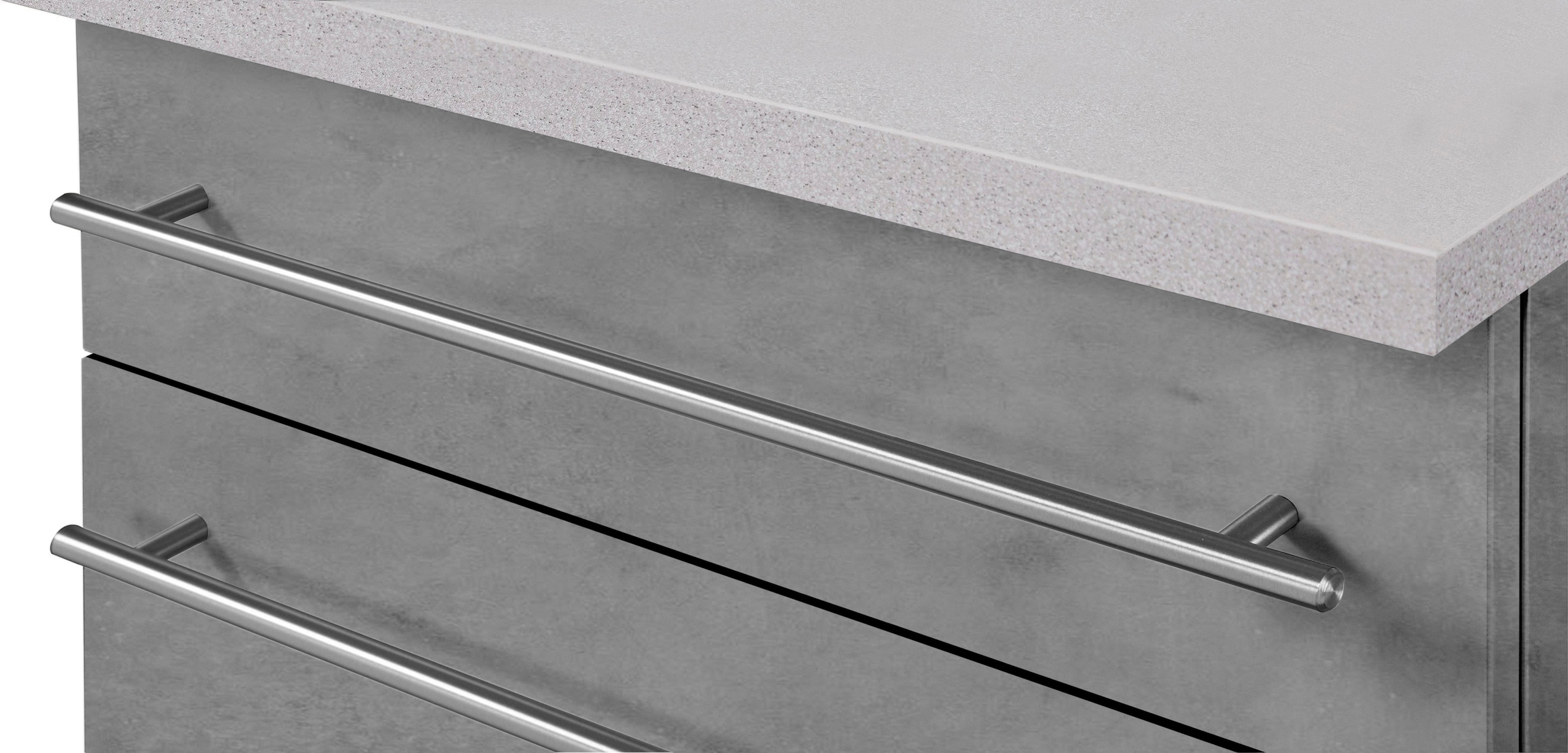 wiho Küchen Armoire basse »Chicago« 50 cm breit, 1 Schubkasten und 1 Tür