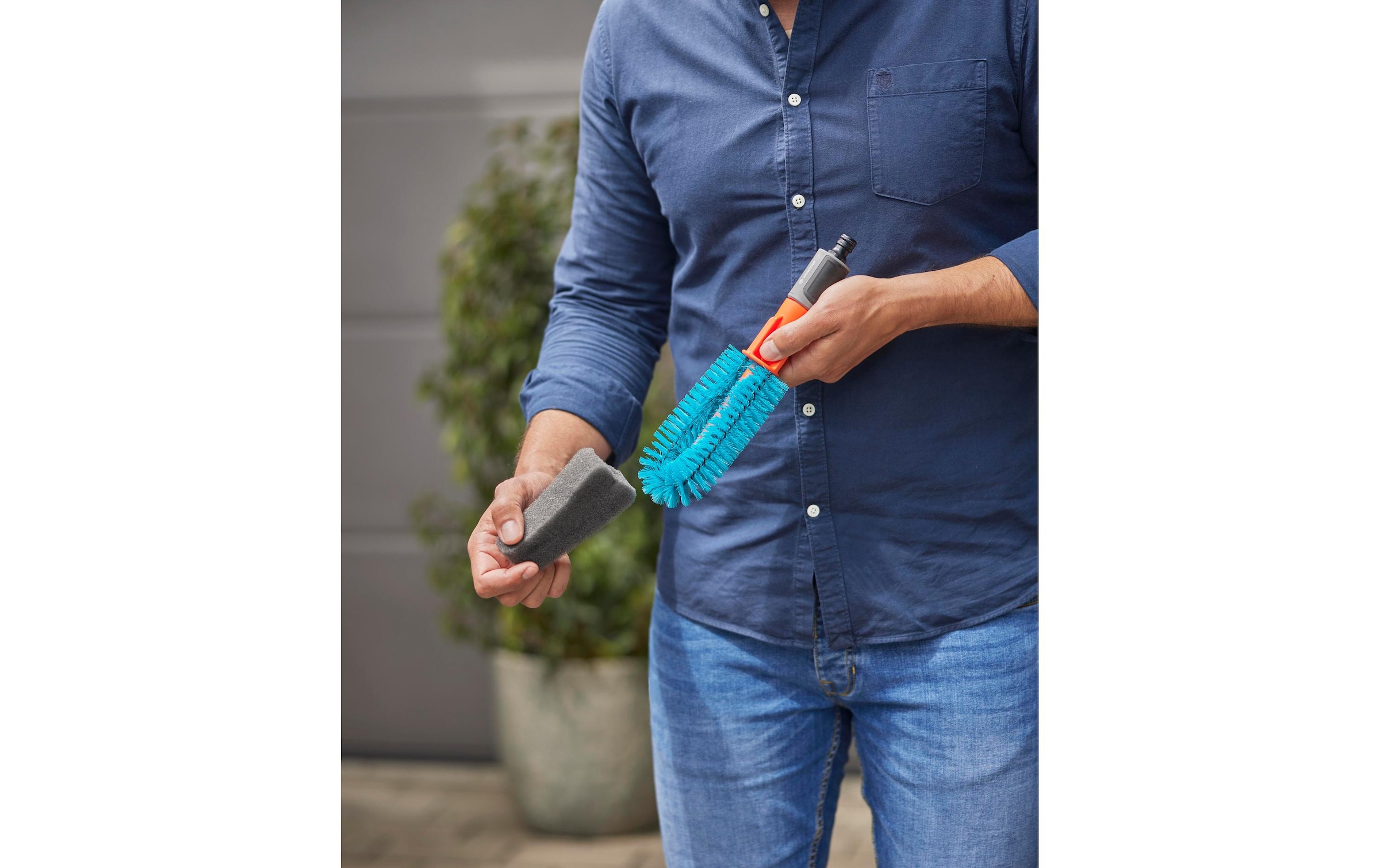 GARDENA Gartenpflege-Set »Fahrradbürste« ()