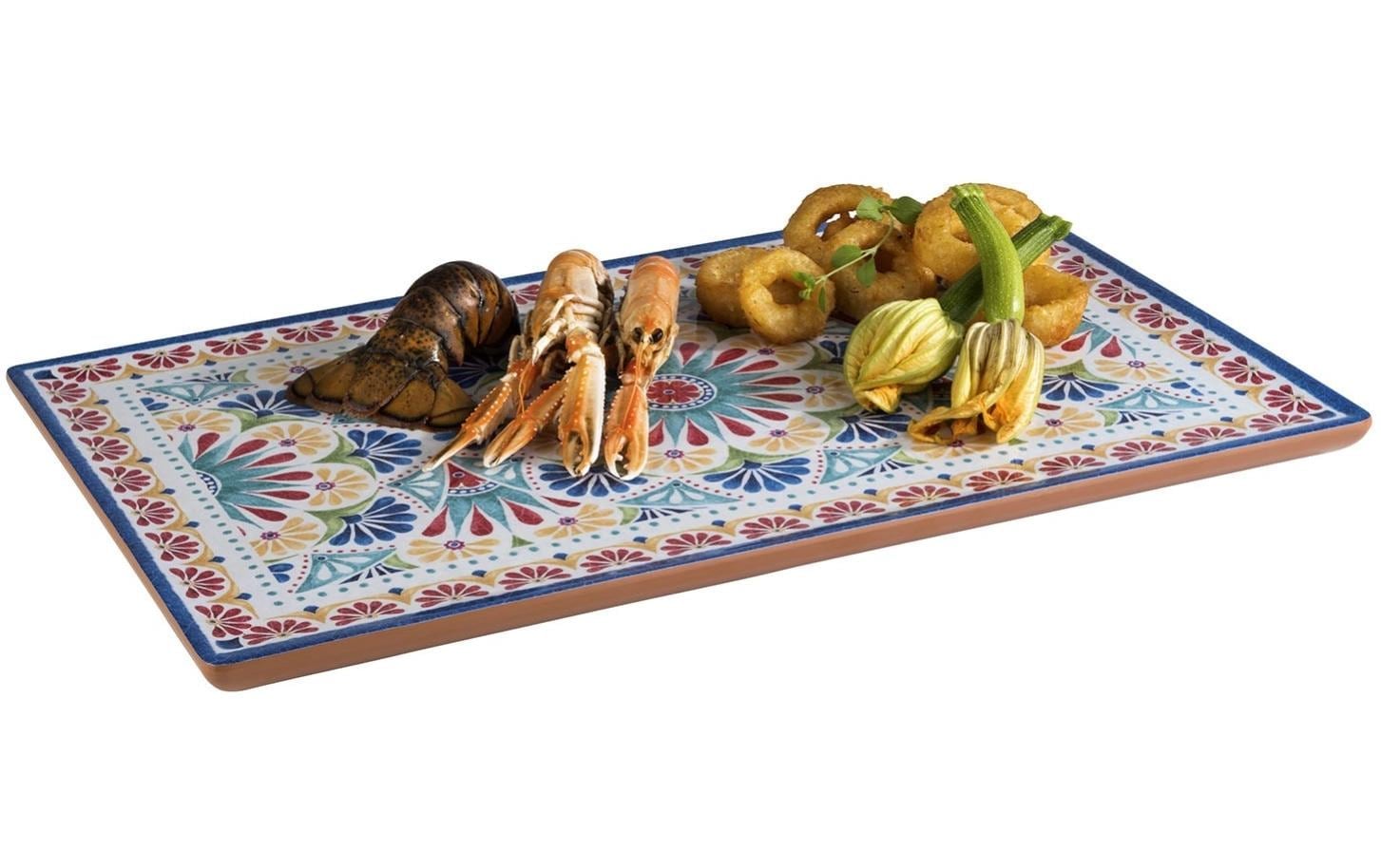APS Servierplatte »Arabesque« Terrakotta-Optik, spülmaschinengeeignet