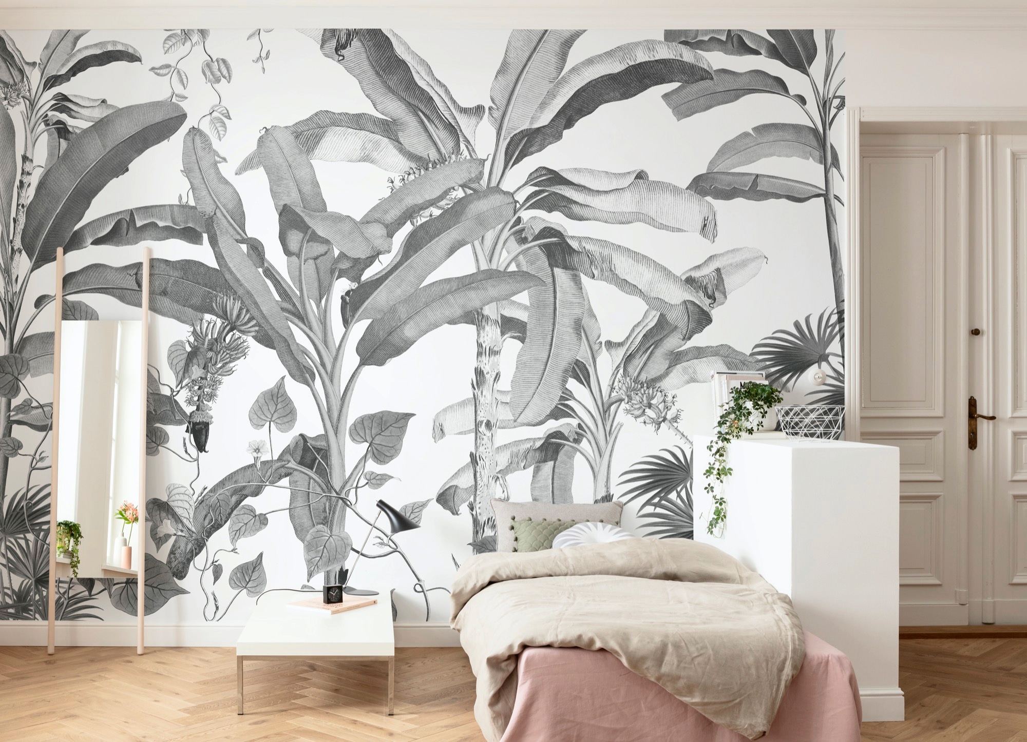 Komar Papier peint intissé »Digitaldruck Vlies -  Croissances Monochrome - Grösse 400 x 280 cm« imprimé Wohnzimmer, Schlafzimmer