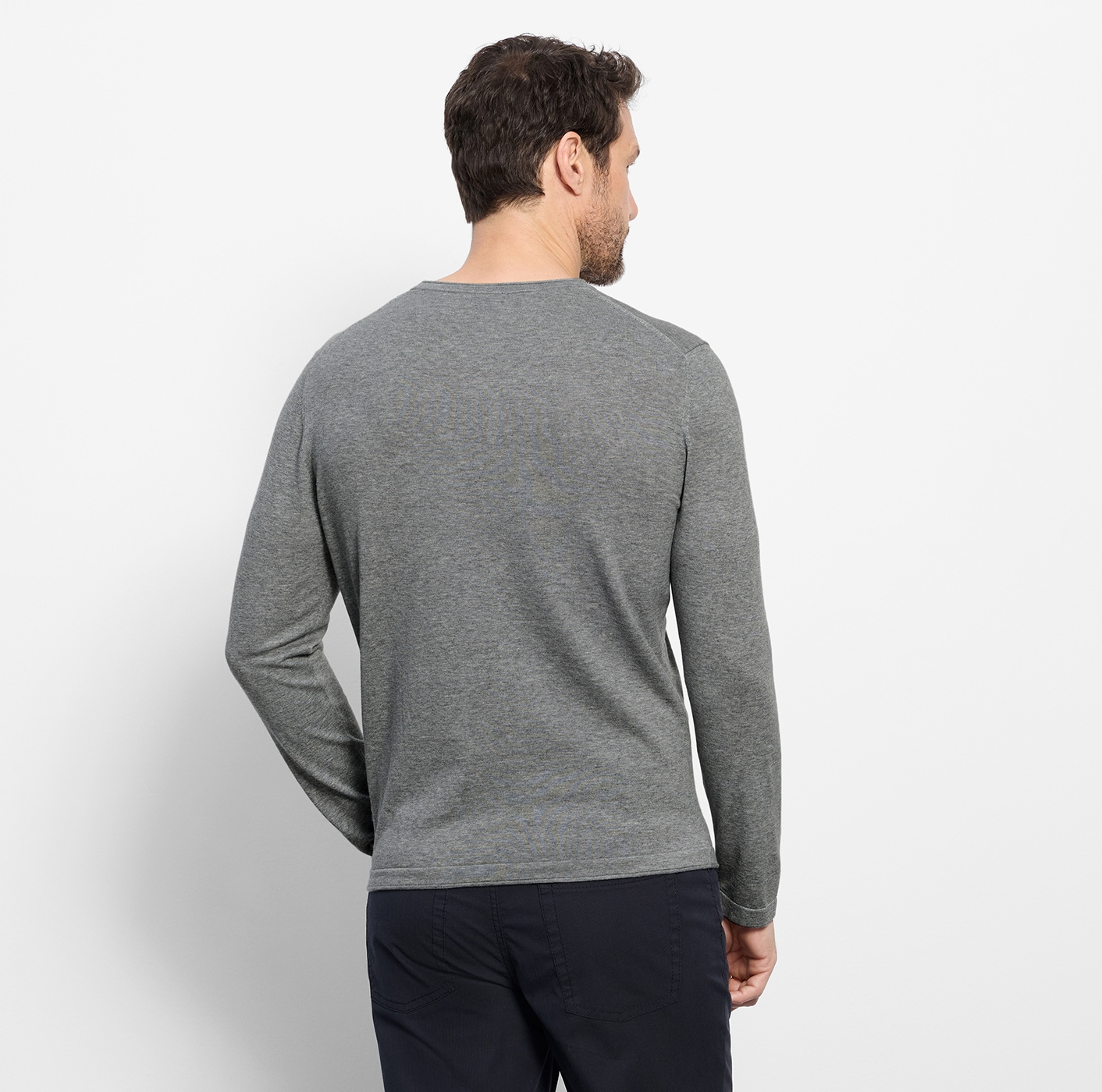 OLYMP Pull à col rond »OLYMP Strick Casual« Crew Neck
