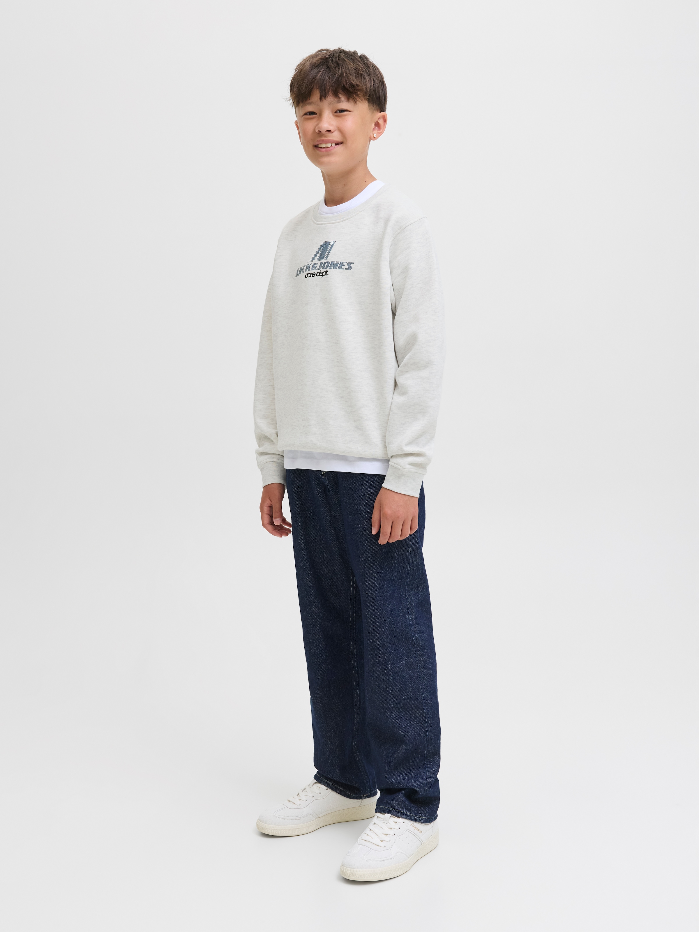 Jack & Jones Junior Sweatshirt »JCOTIER PRINT SWEAT CREW NECK SN JNR«
