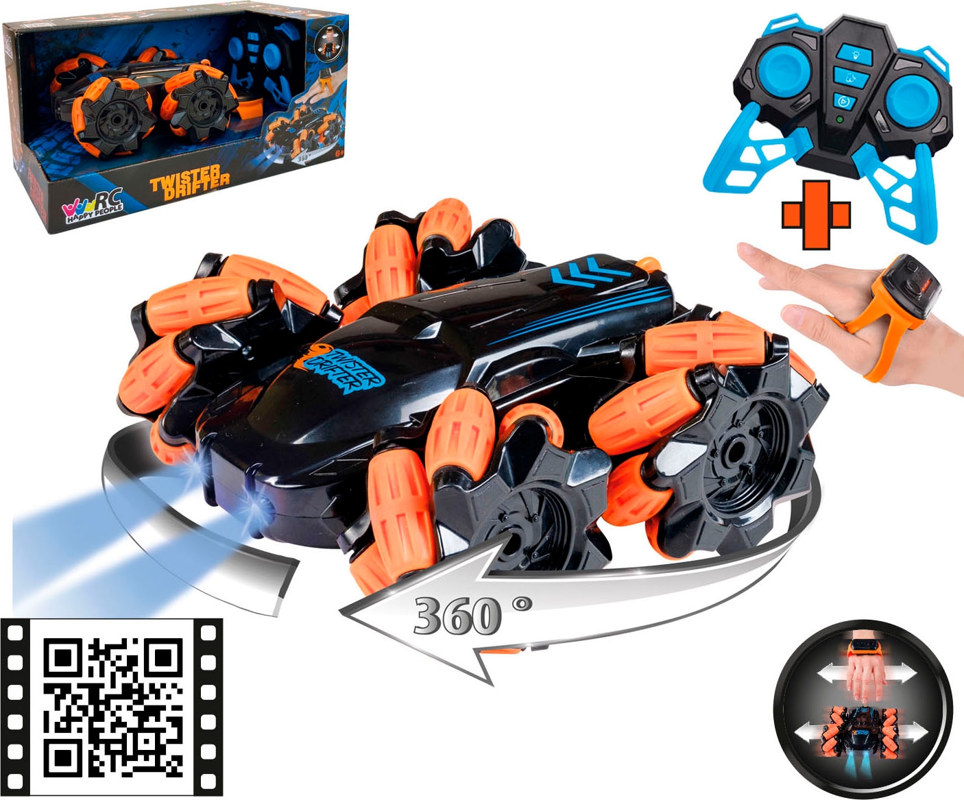 Happy People Voiture RC »RC Twister Drifter« mit Licht