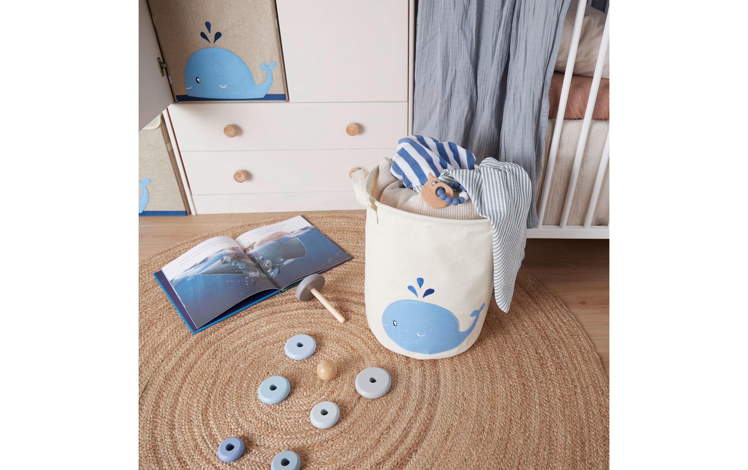 BIECO Aufbewahrungskorb »Wal«