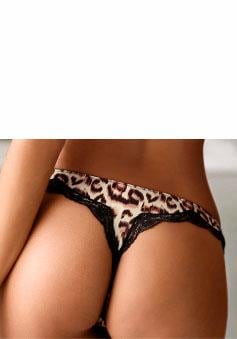 JETTE String , mit Leopardenmuster