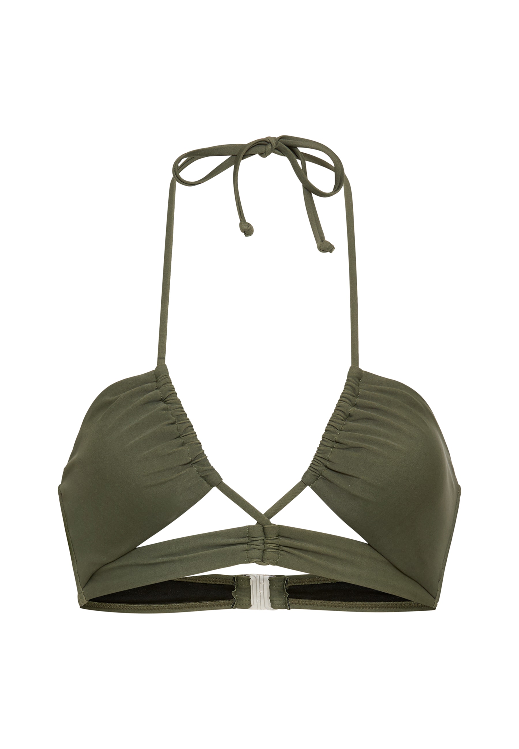 LSCN by LASCANA Top bikini bandeau »Gina« mit modischen Raffungen