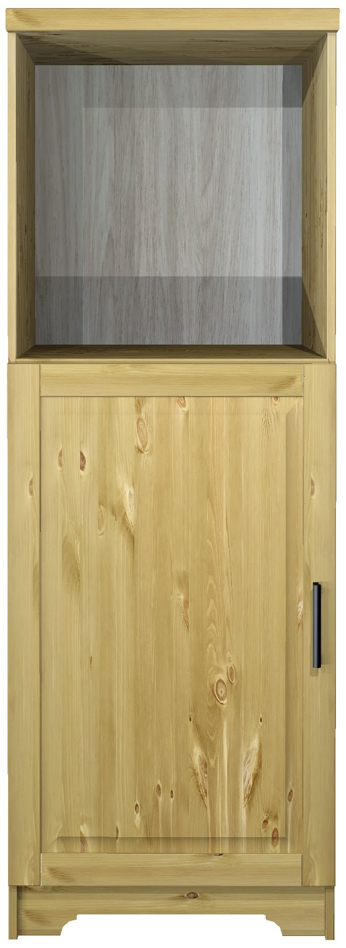 Home affaire Four/réfrigérateur encastrable »Meliss« aus massiver Kiefer, Breite 60 cm, Soft-Close-Funktion