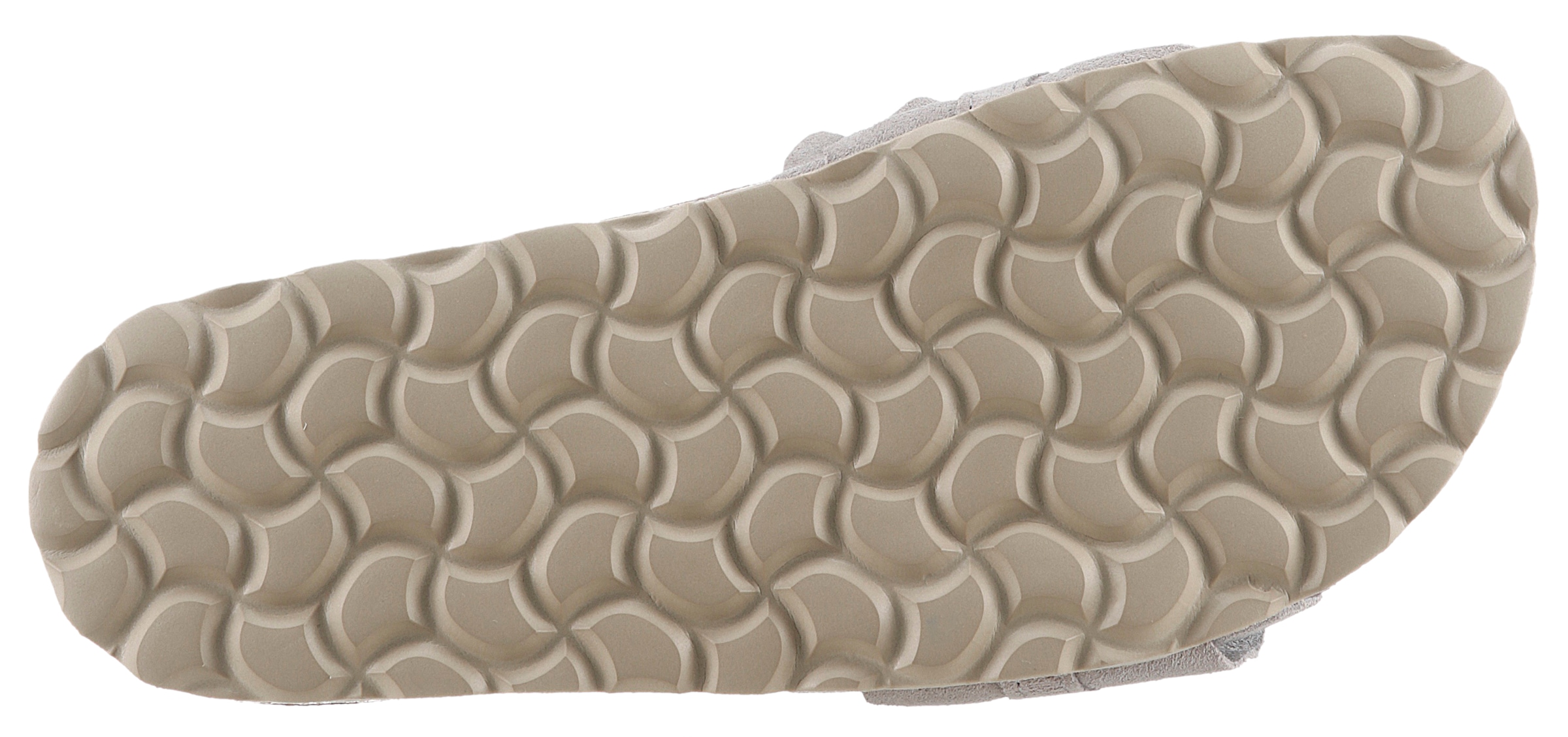 VERBENAS Pantolette »Rocio Roda«  chaussure d'été, plate avec languettes en tissu ondulé