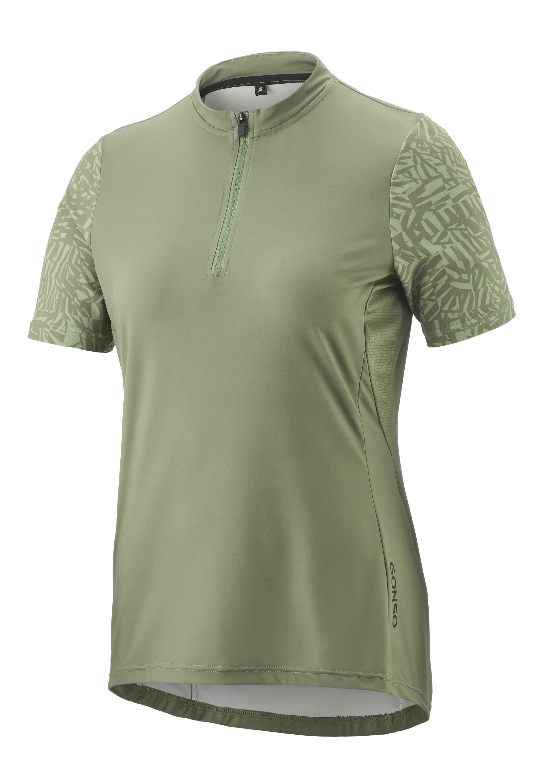 Gonso Radtrikot »Adventure Jersey Halfzip W« Damen Fahrradtrikot kurzarm, Rückentasche mit RV, Quick-Dry, Slim Fit