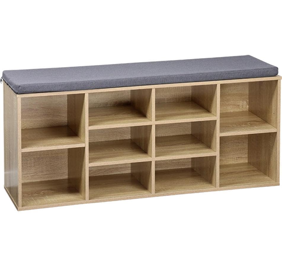 KESPER® Schuhschrank »mit Sitzkissen Holz natur 103.5 x 46171 x 48 cm«