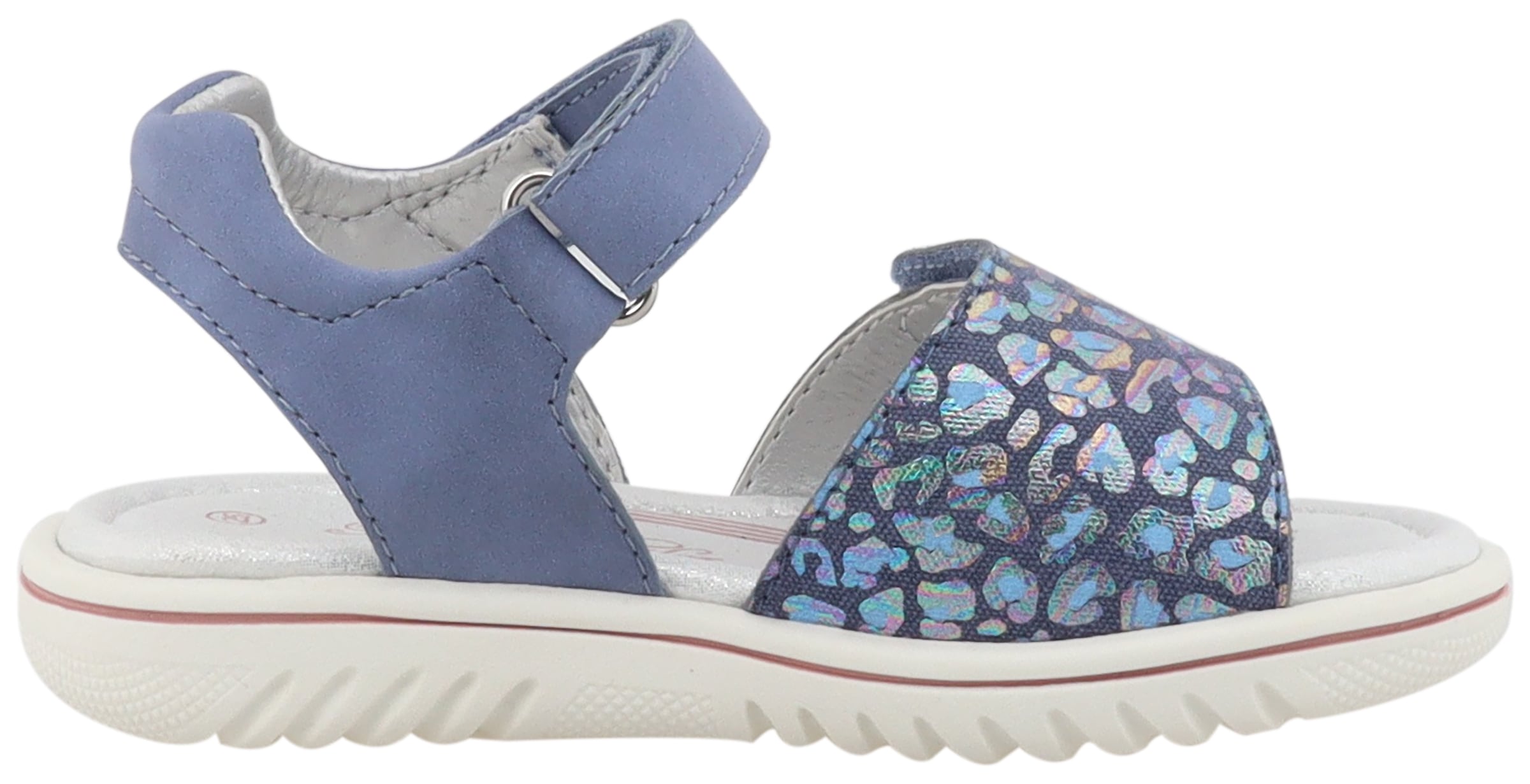 TOM TAILOR Sandale  , Sommerschuh, Klettschuh, Kinderschuh mit bunten Drucken