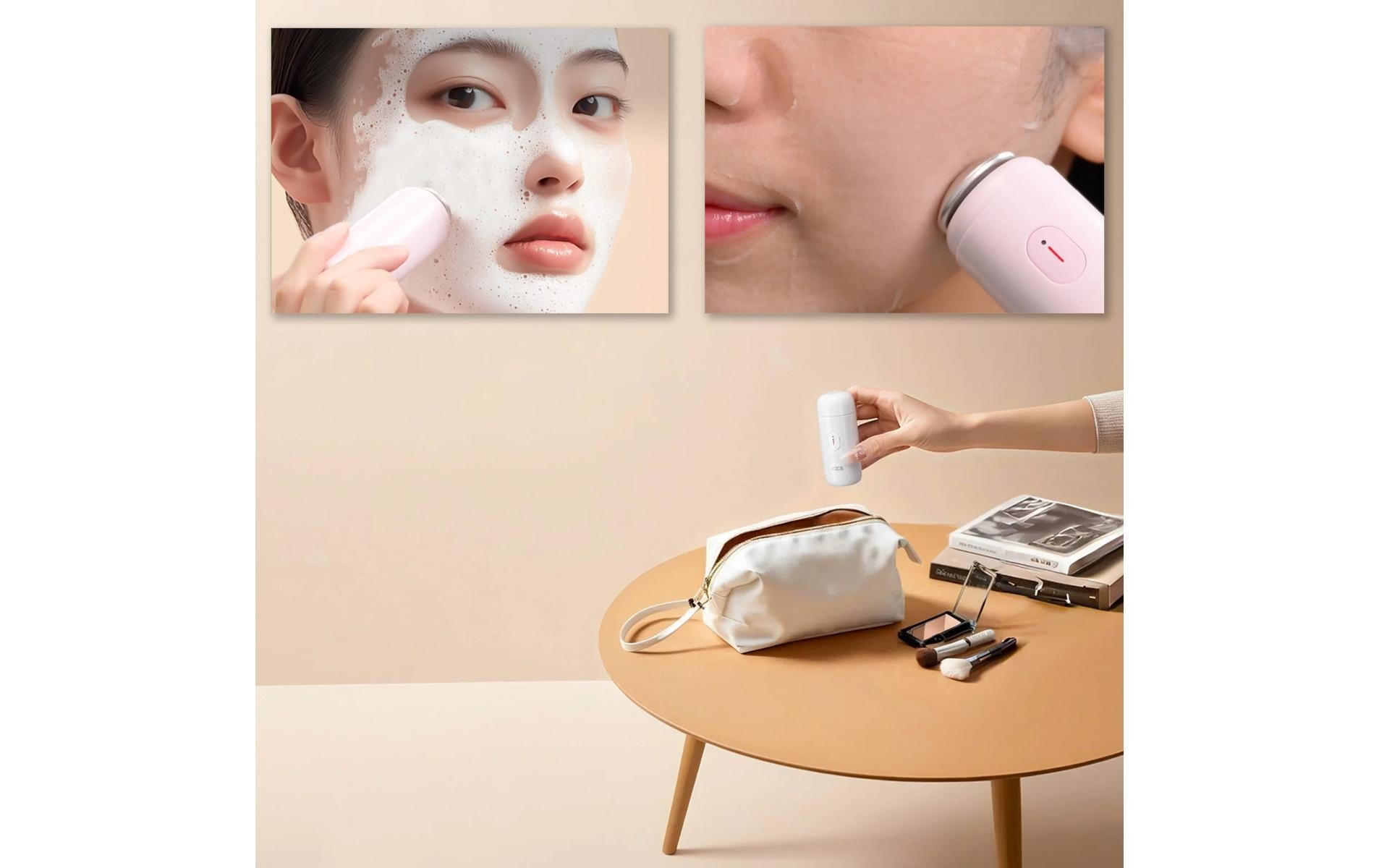   Elektrische Gesichtsreinigungsbürste »KiCA PureClear Hellblau« Wasserschutz