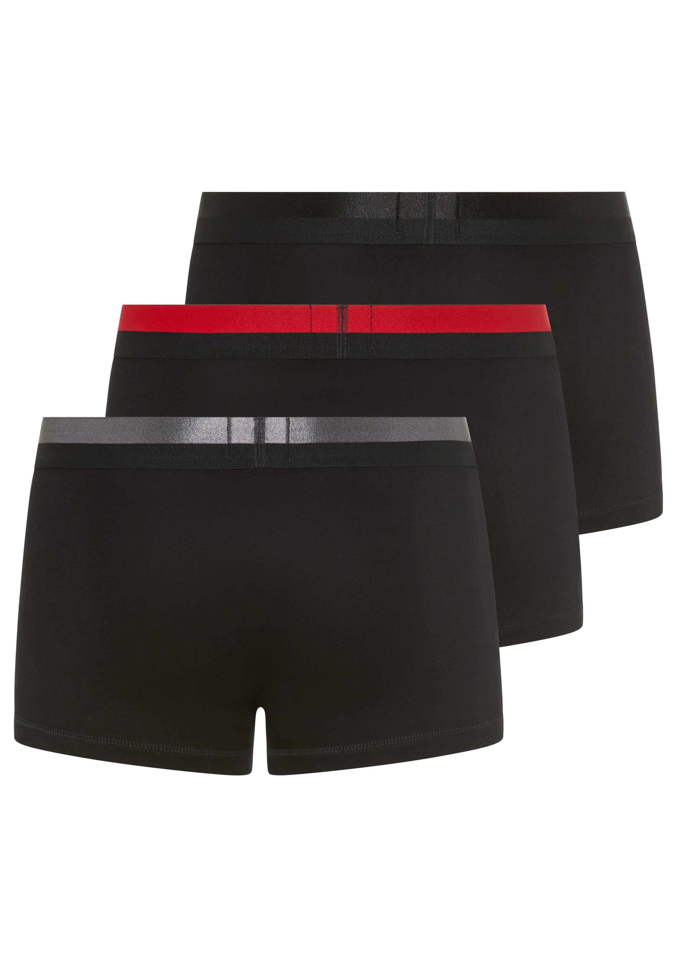 HUGO Underwear Boxers »TRUNK TR. SPLIT LOGO« 3 cuis enganliegend, kurzes Bein