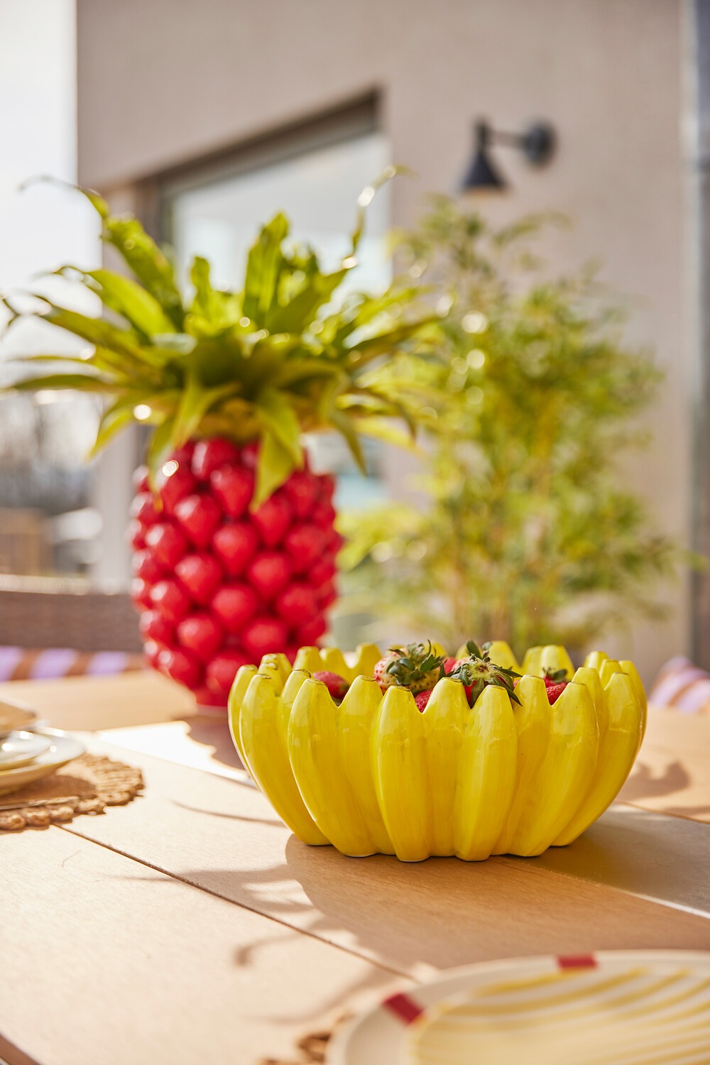 Kare Design Coupe décorative »Deko Schale Bananas Ø30cm«