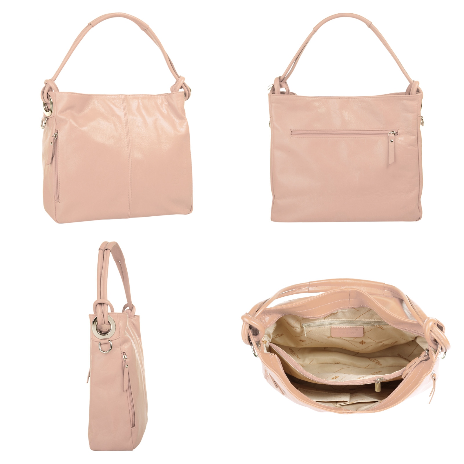 Samantha Look Shopper echt Leder, Made in Italy