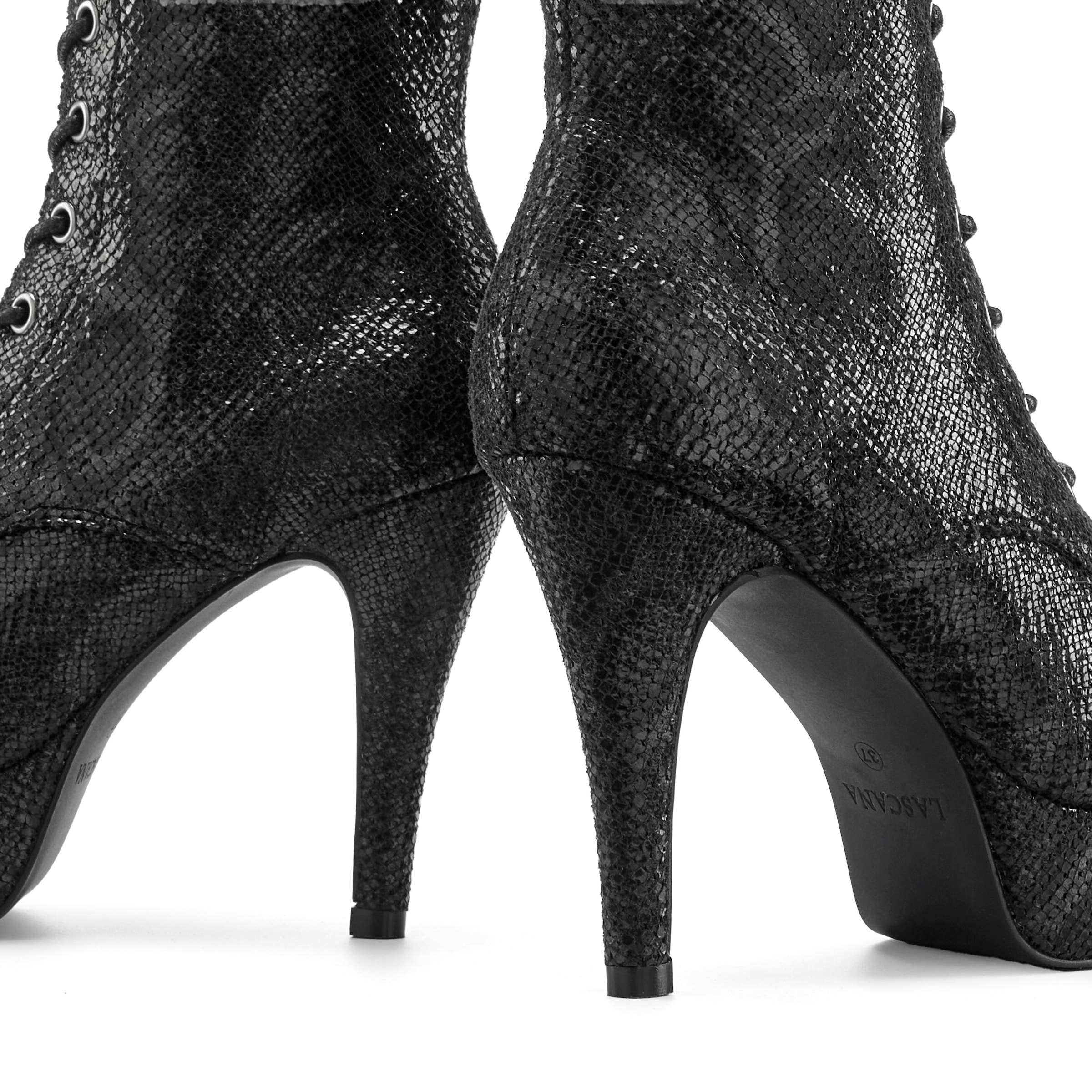 LASCANA Belle Affaire Schnürstiefelette »Stiefel,«  , High-Heel-Boots mit Plateauabsatz
