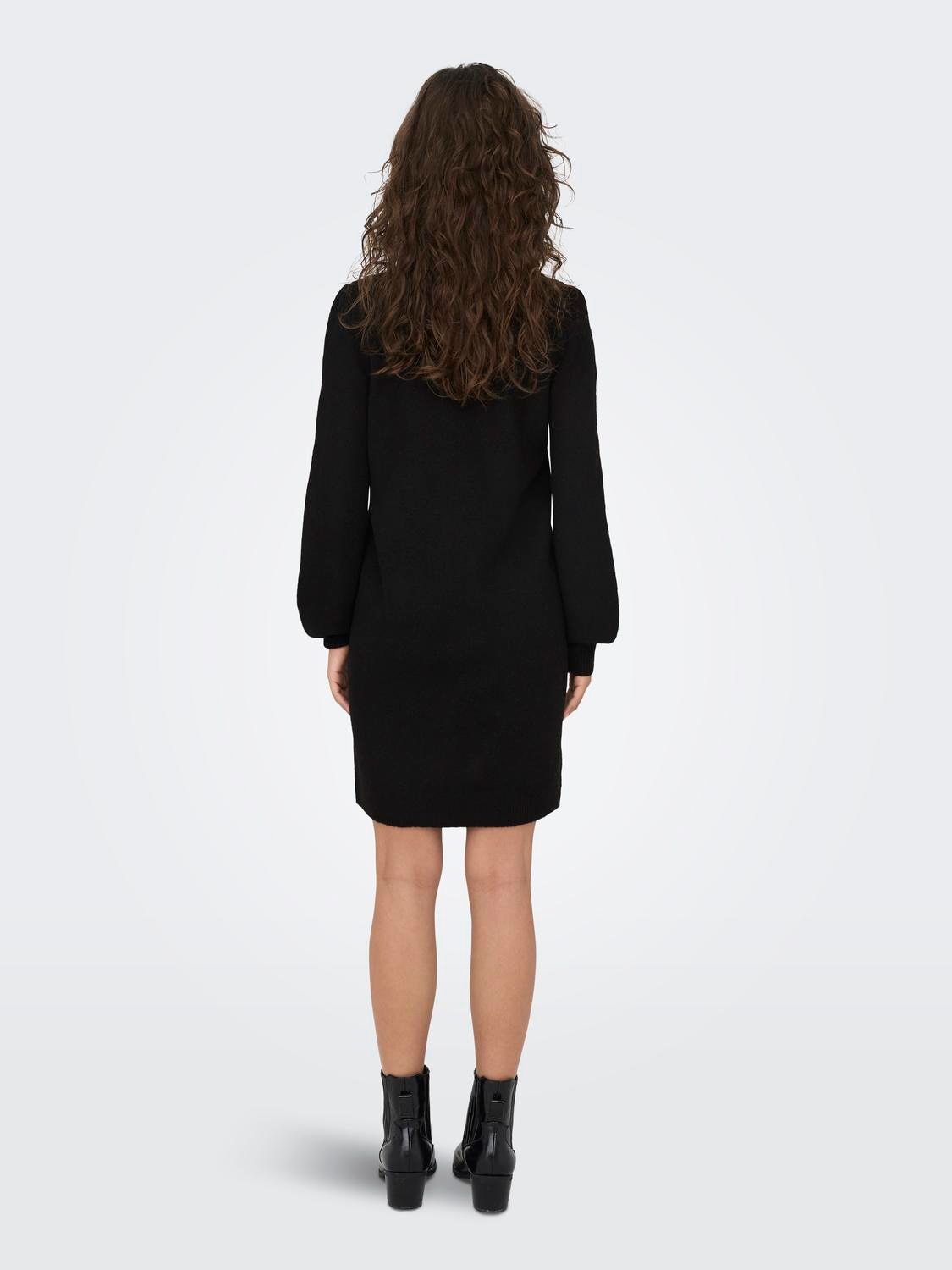 JDY Strickkleid »JDYRUE LIFE L/S HIGH NECK DRESS KNT NOOS«