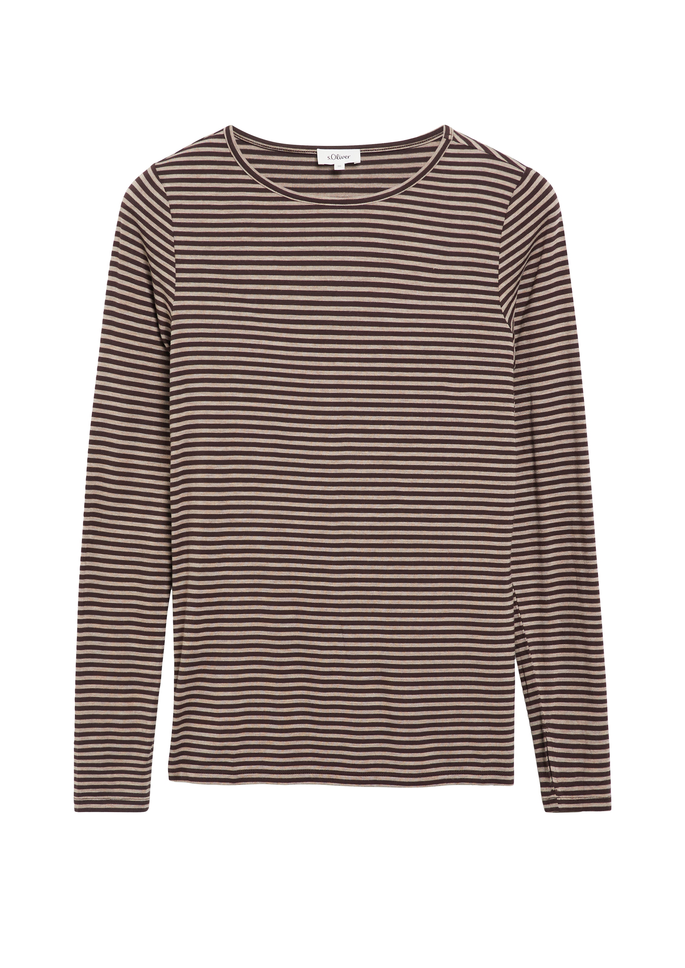 s.Oliver T-shirt à manches longues Ringelshirt / mit Streifen / Vikose-Stretch