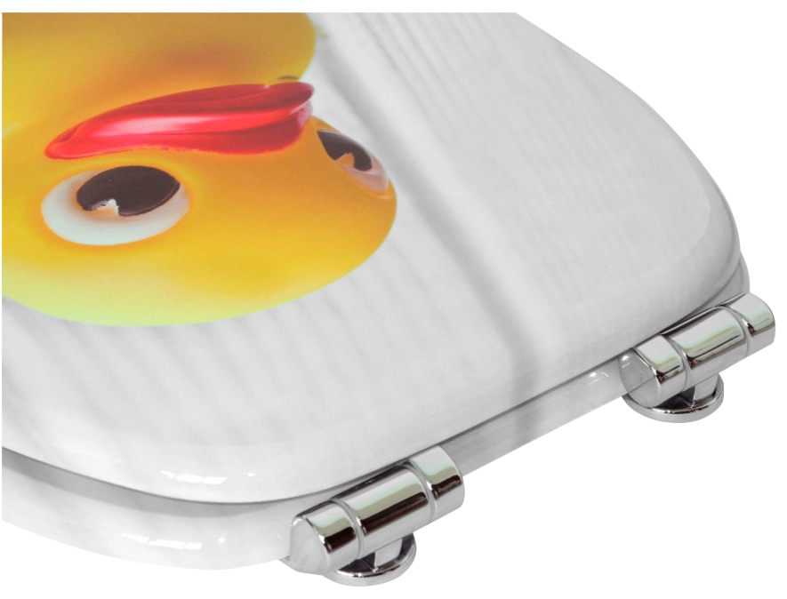 Sanilo Siège de WC »Quietscheente« mit Absenkautomatik