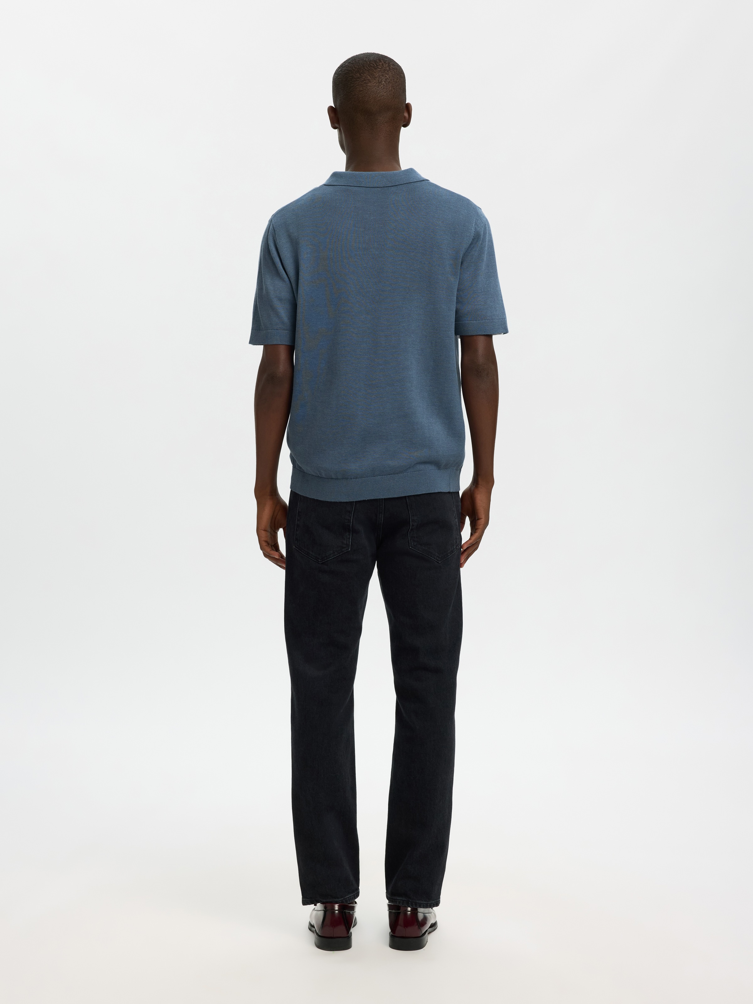 SELECTED Polo »SLHMATTIS SS KNIT SUN OPEN POLO NOOS«