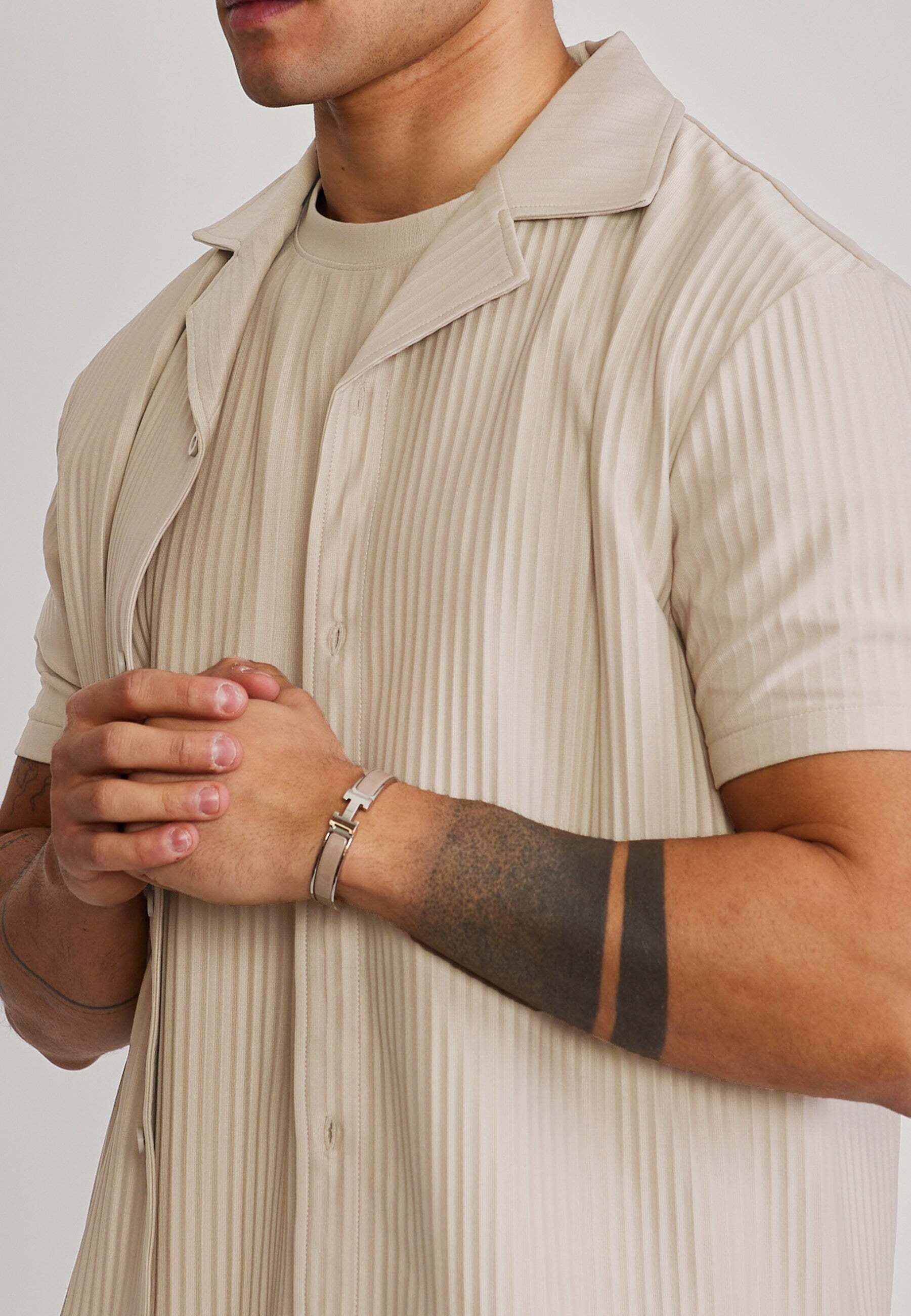 Siksilk Kurzarmhemd »Siksilk Kurzarmhemd Plisse«