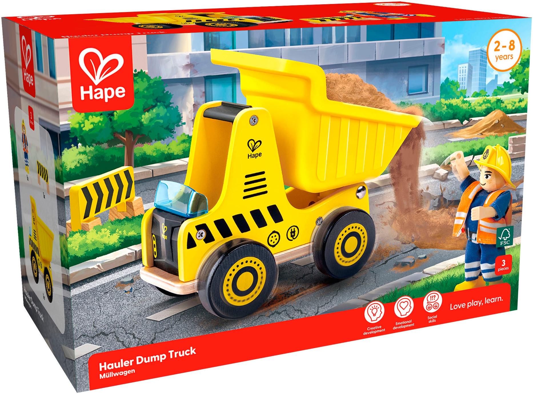 Hape Benne à jouets »Kipplaster«