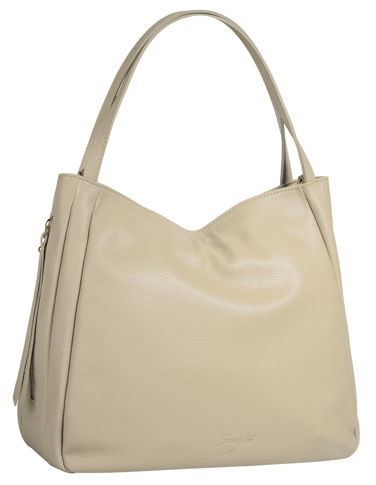 Samantha Look Sac à bandoulière echt Leder, Made in Italy