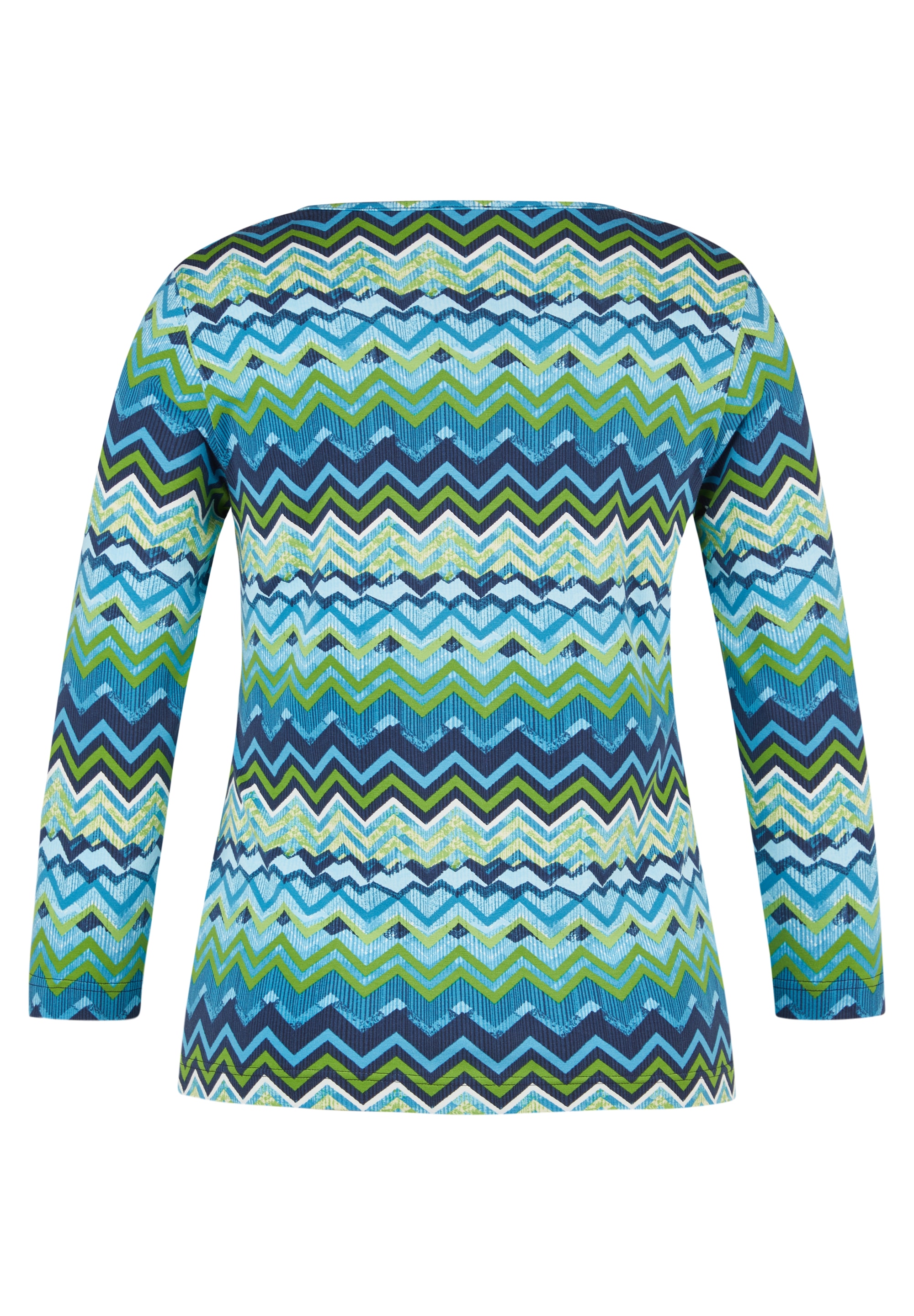 Rabe T-shirt à manches 3/4 mit grafischem Muster