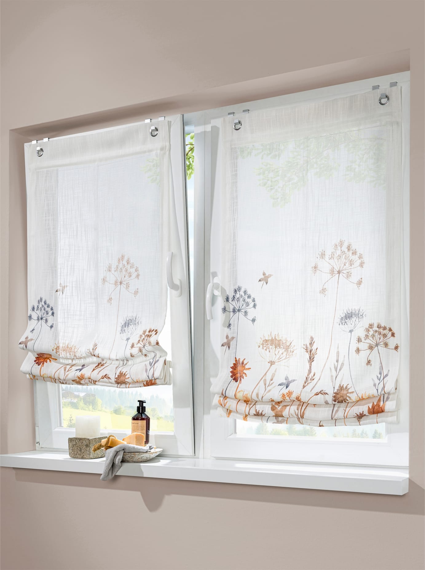 heine home Raffrollo mit Ösen