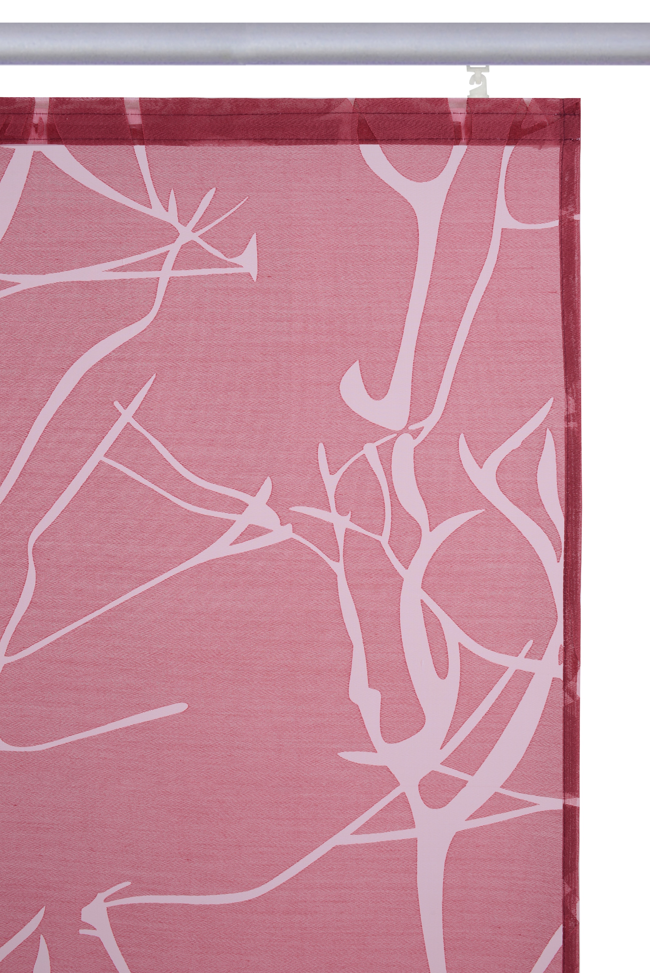 my home Rideau coulissant »Anna« Velcro 1 cuis tlg. Inkl. Befestigungszubehör, Breite: 57 cm