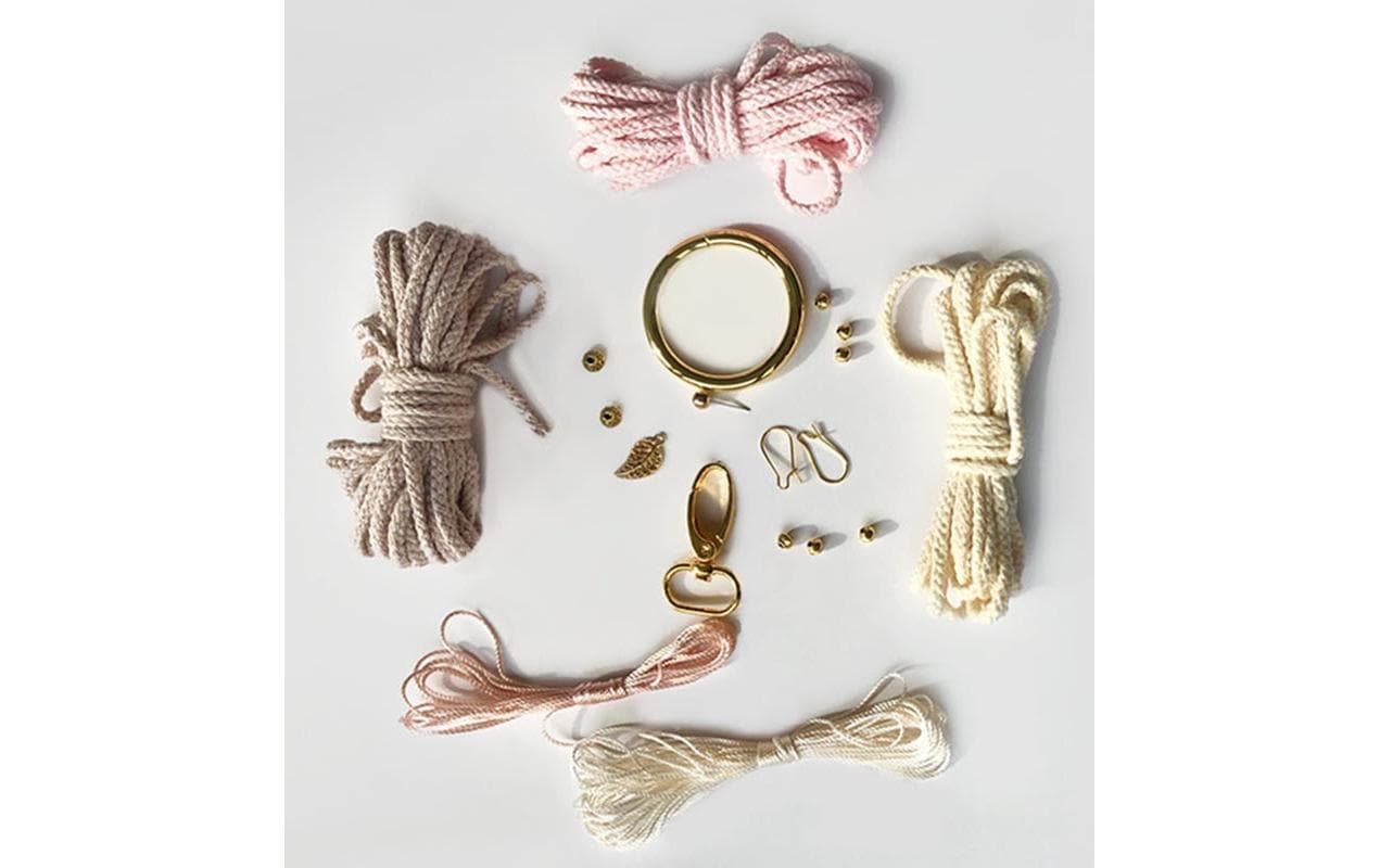 Frech Verlag Kreativset »Bastelset Schmuck Makramee  With Love«