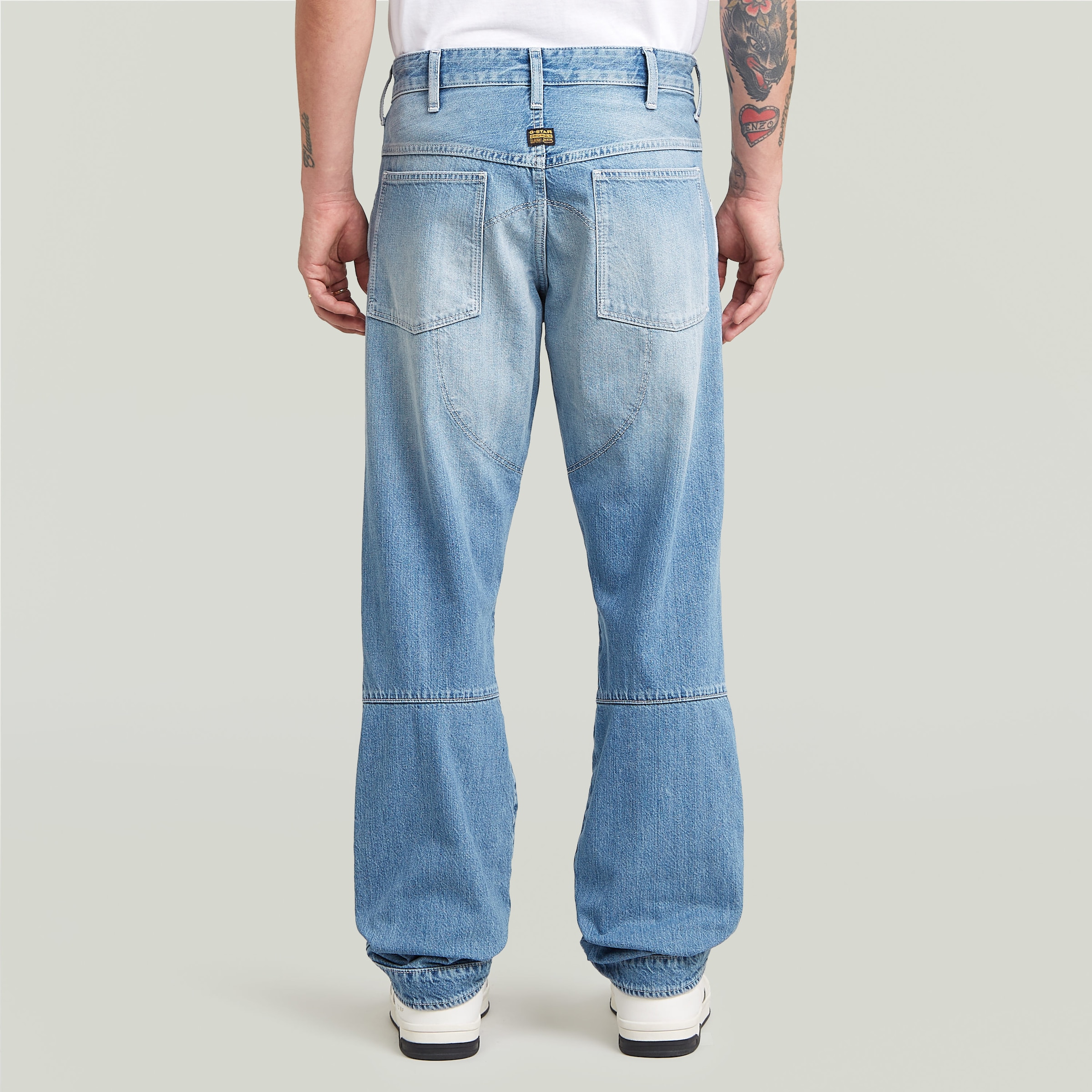 G-STAR Regular-fit-Jeans »5620 3D Regular« mit Knie-Patches