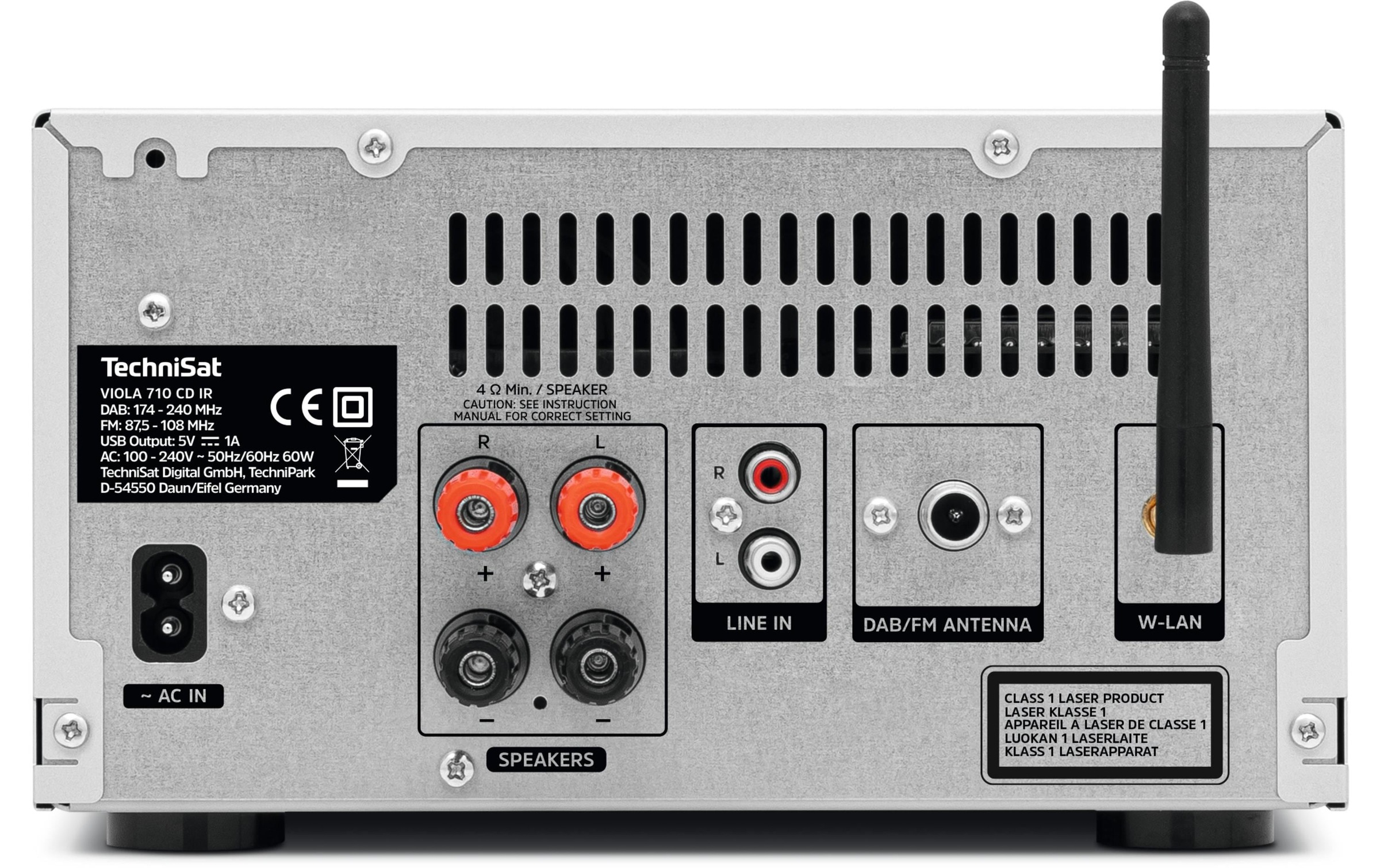 TechniSat Microanlage »Viola 710 CD IR« (Bluetooth Digitalradio (DAB+) | FM-Tuner | Internetradio )