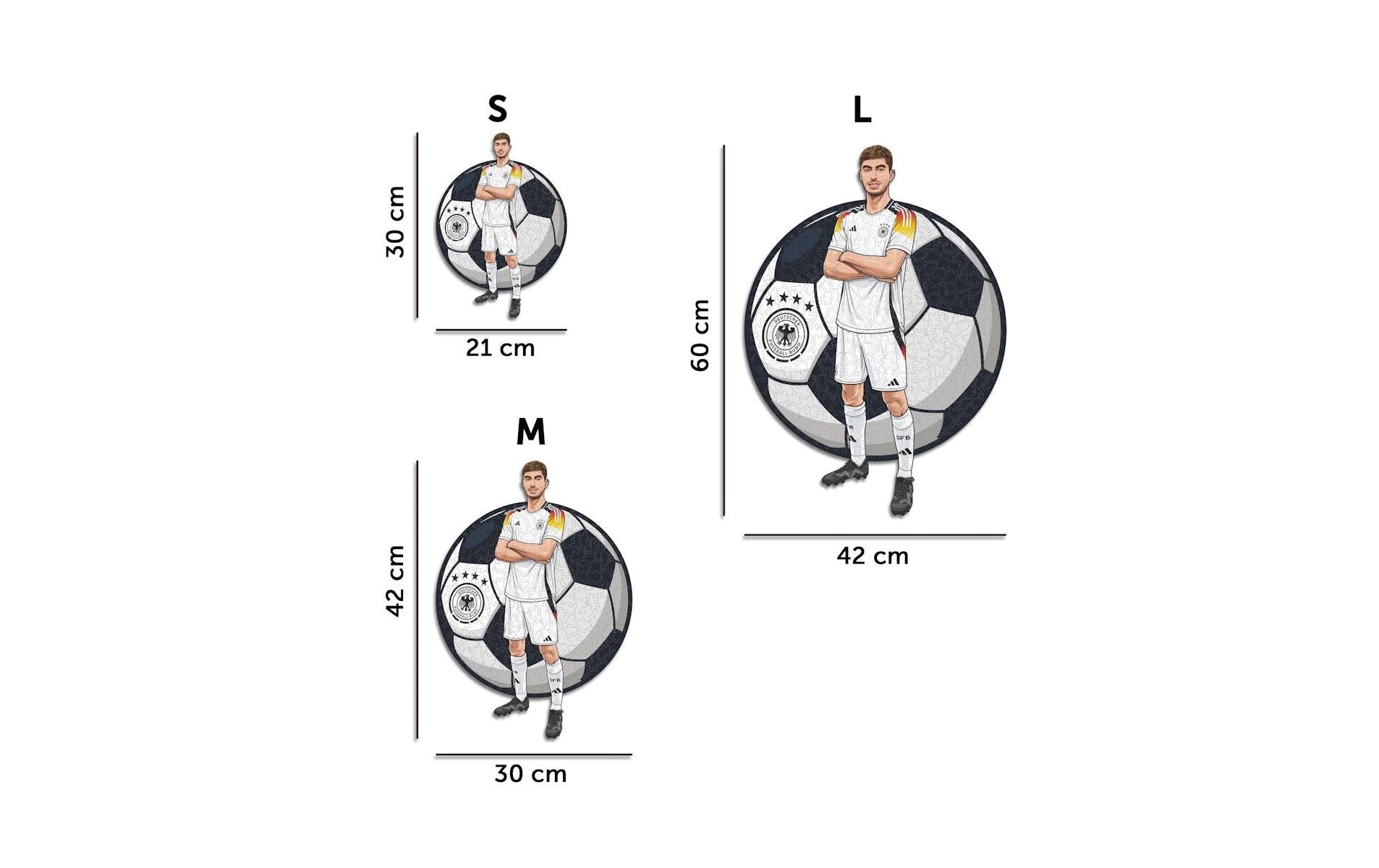   Puzzle »Iconic Kai Havertz (Deutsche Nationalmanschaft)« Holzart: Birke (Herkunftsland: China)