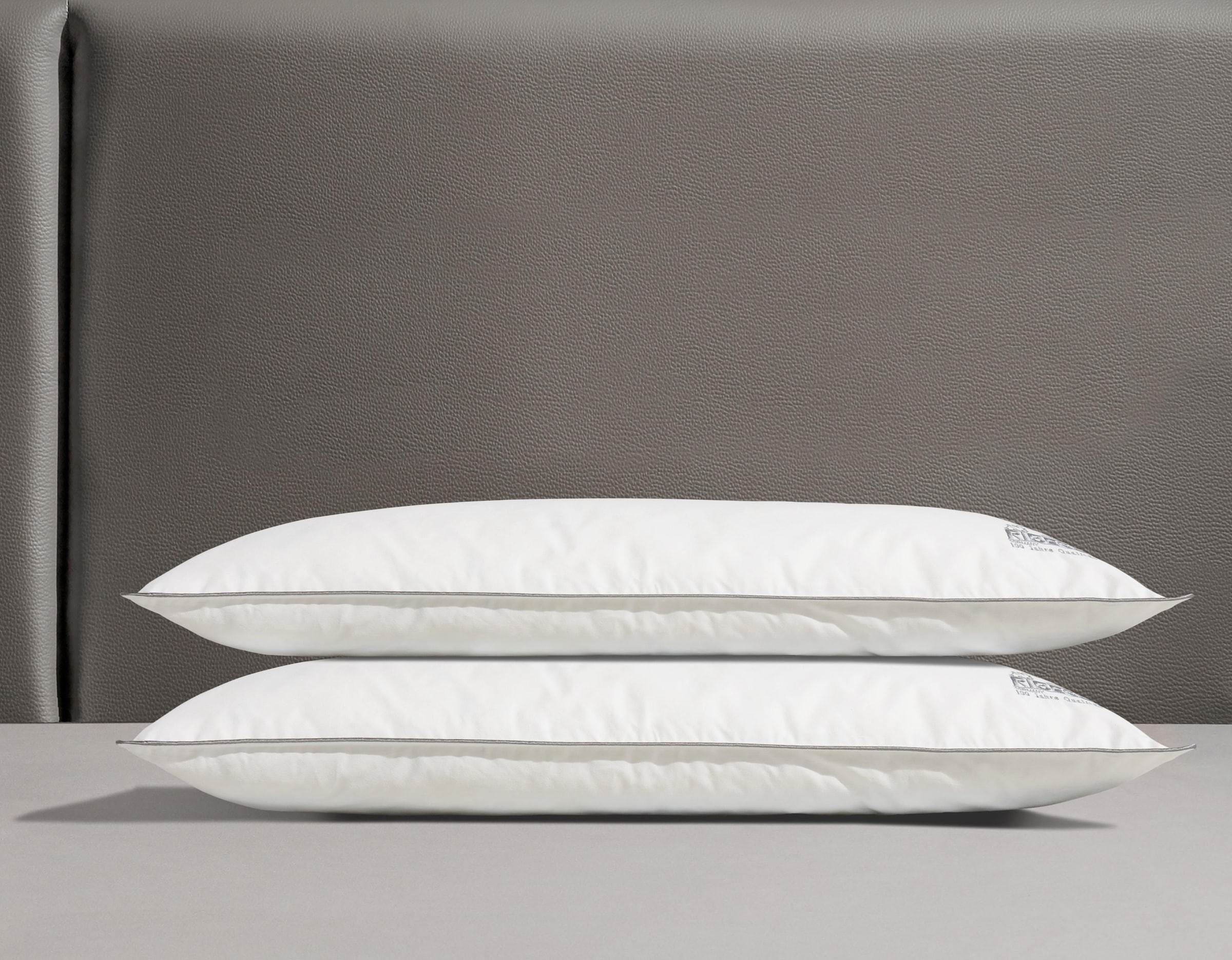 RIBECO Oreiller en plumes »Eve« Füllung: 90 % plumes, 10 % duvet 2 cuis tlg. oreiller 80x80 cm et autres tailles