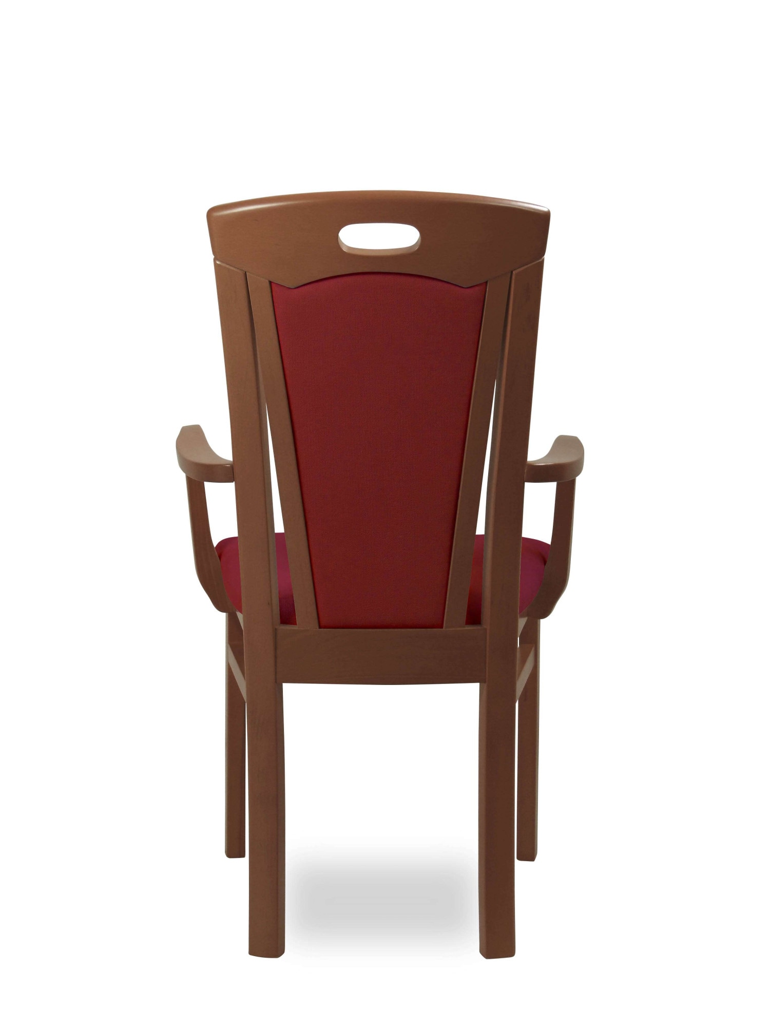 Home affaire Chaise de salle à manger »FERDI, Armlehnstuhl, Made in Italy, Massivholz« () 1 cuisBezug Feinstruktur (wasser-und fleckabweisend) oder Struktur