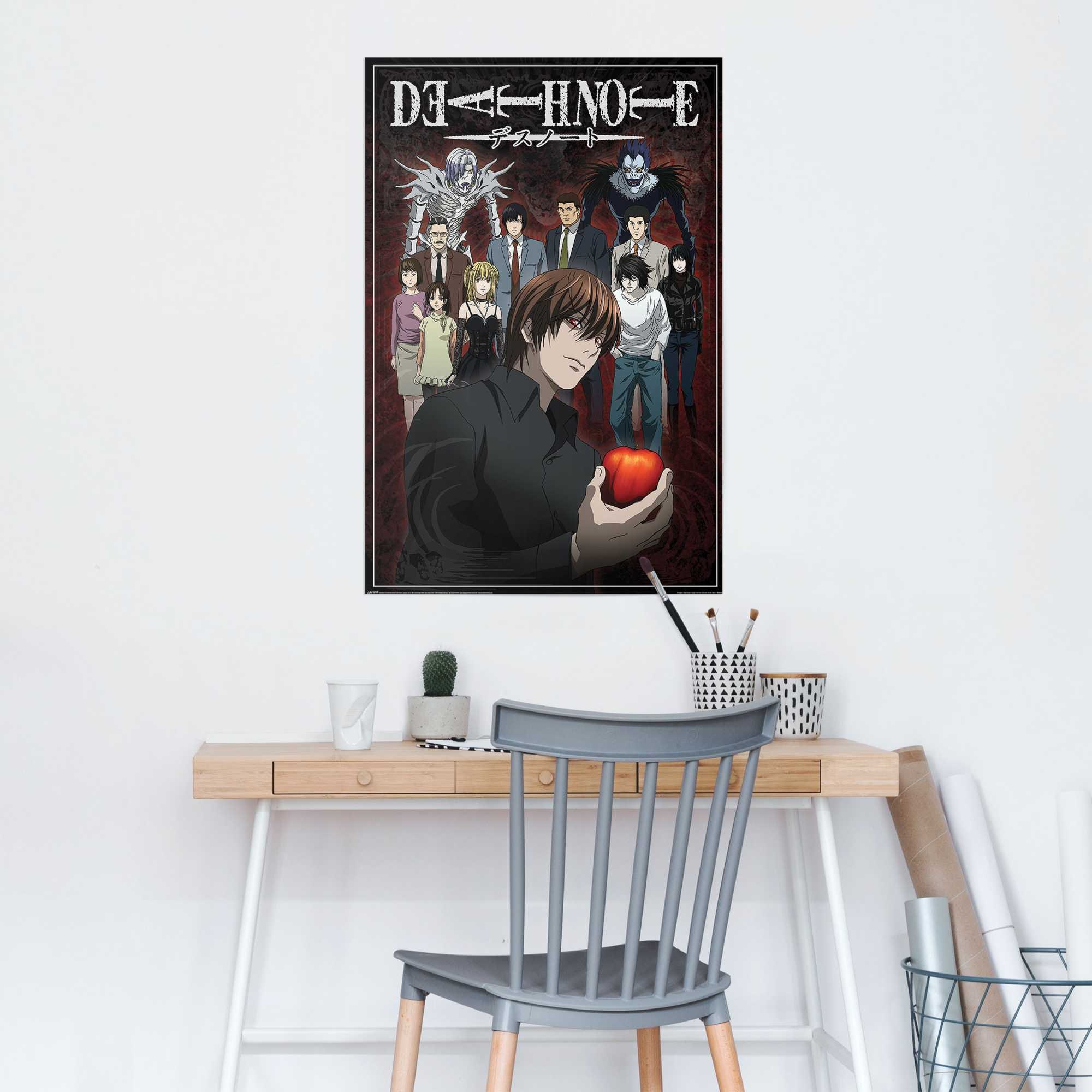 Reinders! Poster »Death Note« Teenager Zimmer - Schwarz - 150 gr.  Papier - Film und Fernsehen -