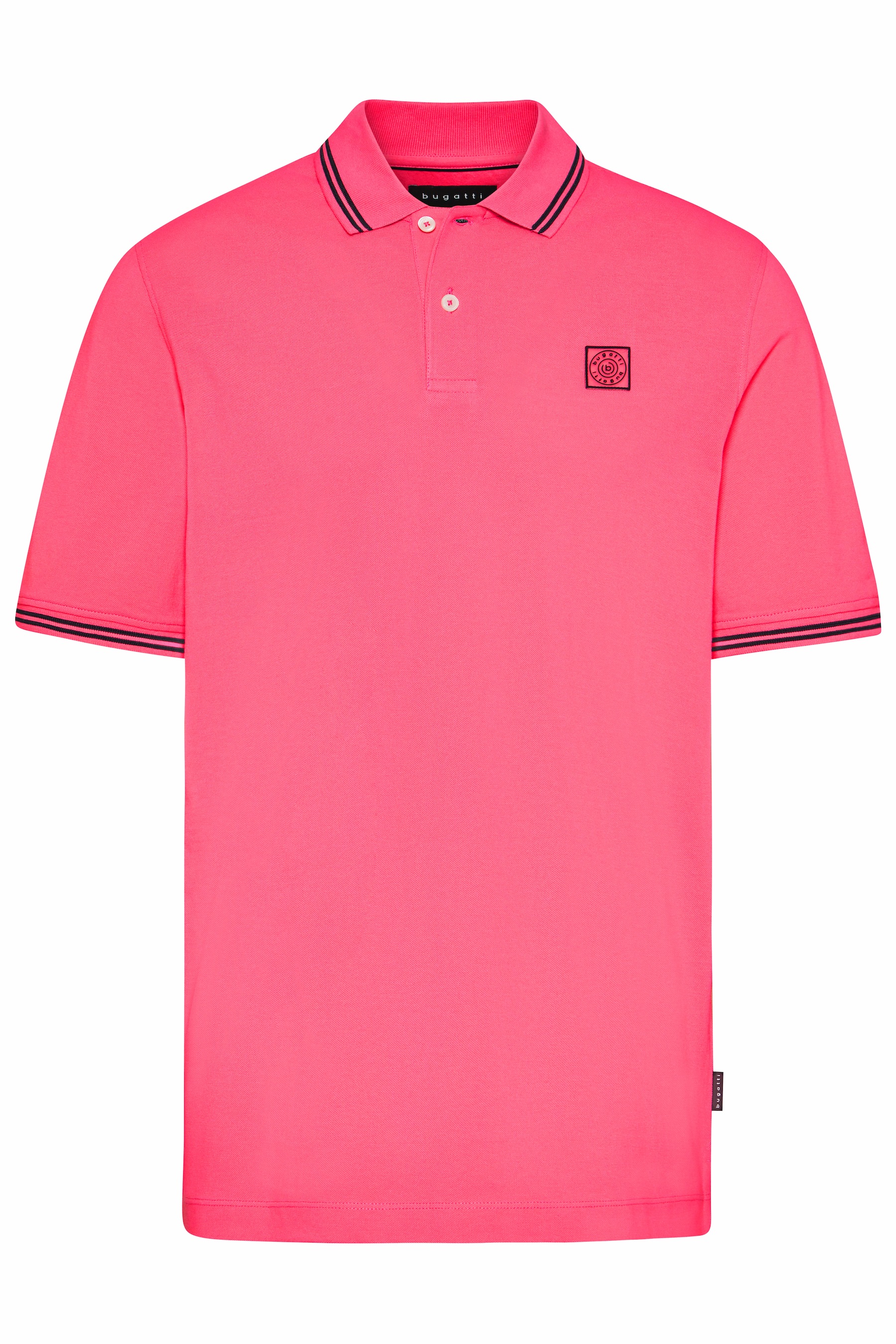 bugatti Poloshirt mit Kontraststreifen