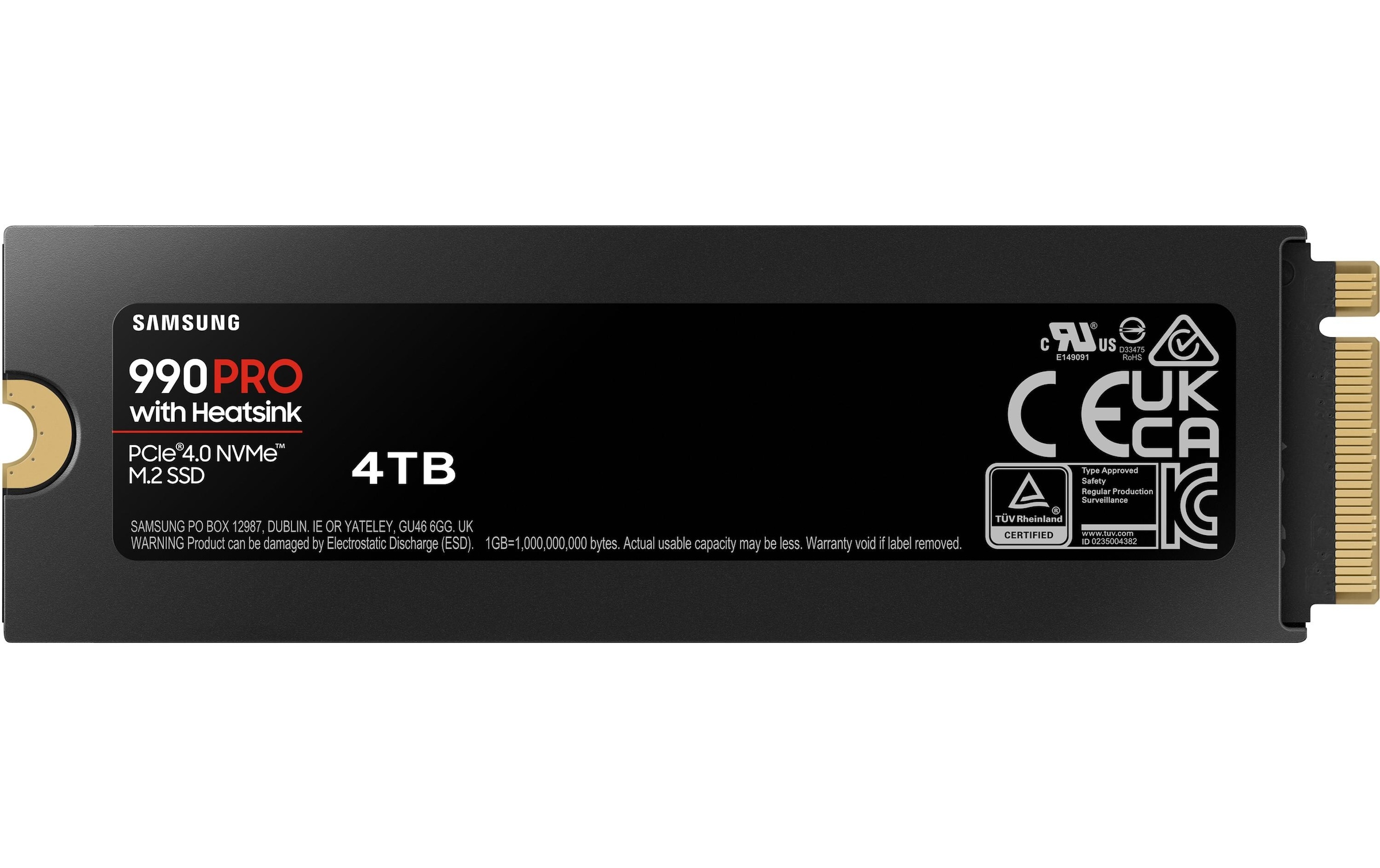 Samsung SSD interne »990 PRO Heatsink« 4000 GB