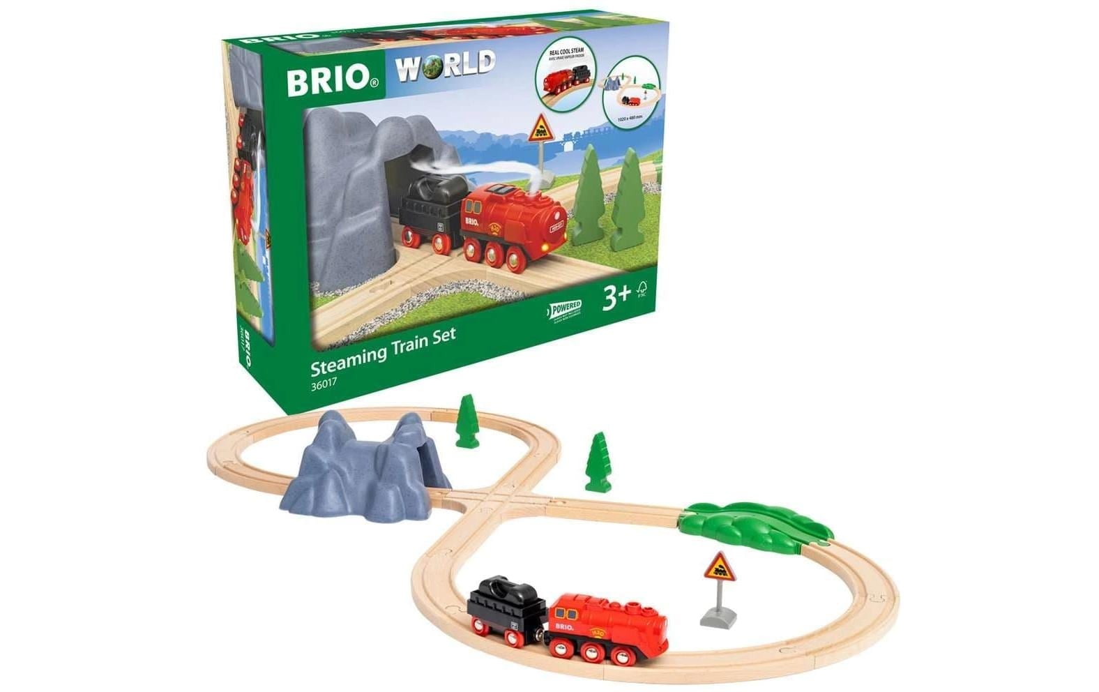 BRIO® Spielzeugeisenbahn-Set »Batterie-Dampflok Set«