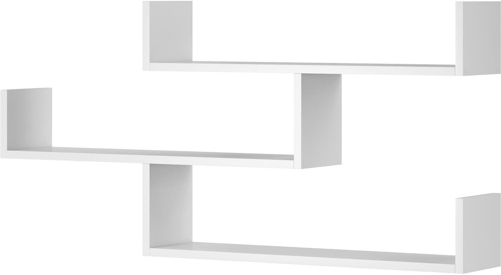 Home affaire Tableau mural »Wandregal Trio« 1 cuis tlg. Hängeregal mit 3 Ablageflächen, modernes Design, variabel einsetzbar