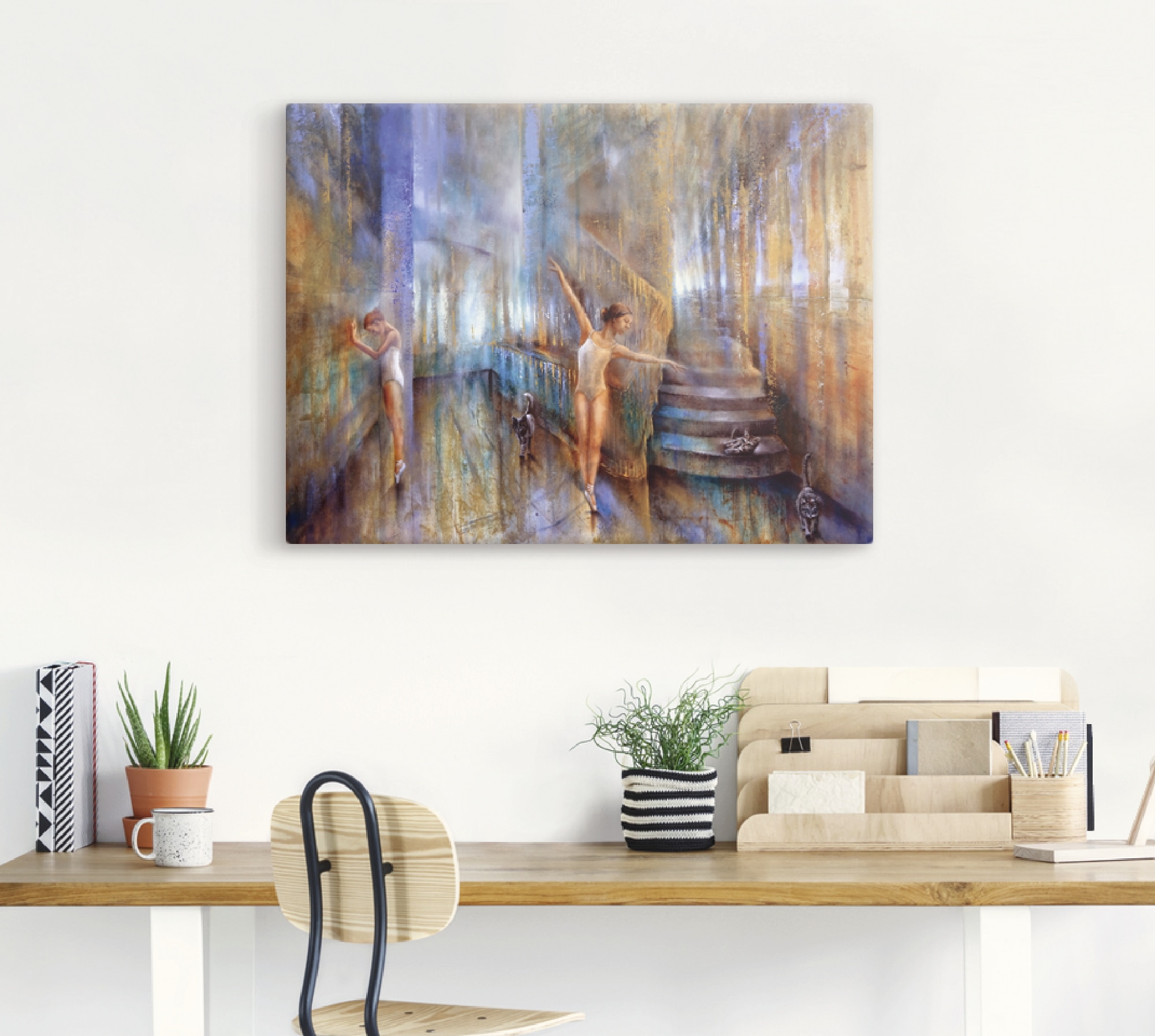 Artland Leinwandbild »Katzen« Katzen 1 Stk. tlg. auf Holzrahmen gespannt