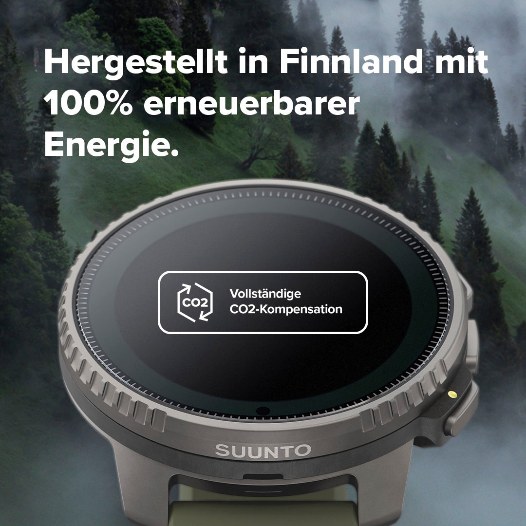 Suunto Smartwatch »Vertical GPS Watch Titanium« ( / 1,4 ″)
