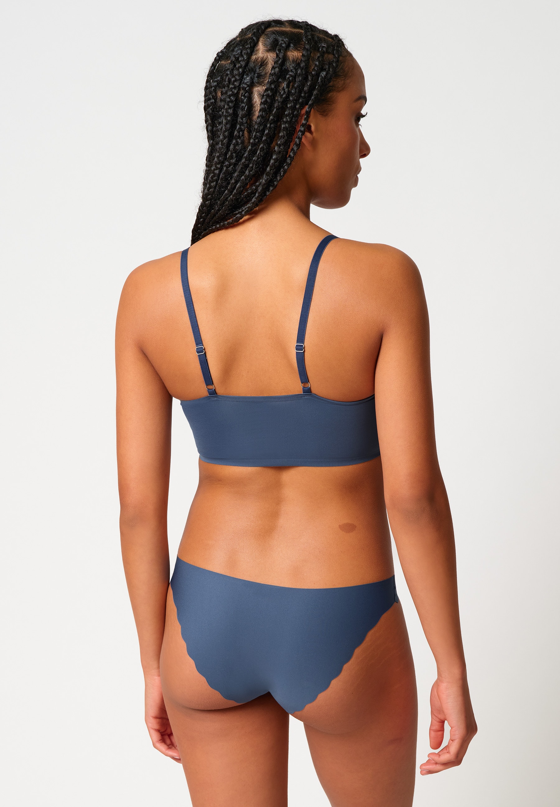 Skiny Bustier »Micro Essentials« herausnehmbare Pads, nahtlos, V-Ausschnitt, ohne Bügel