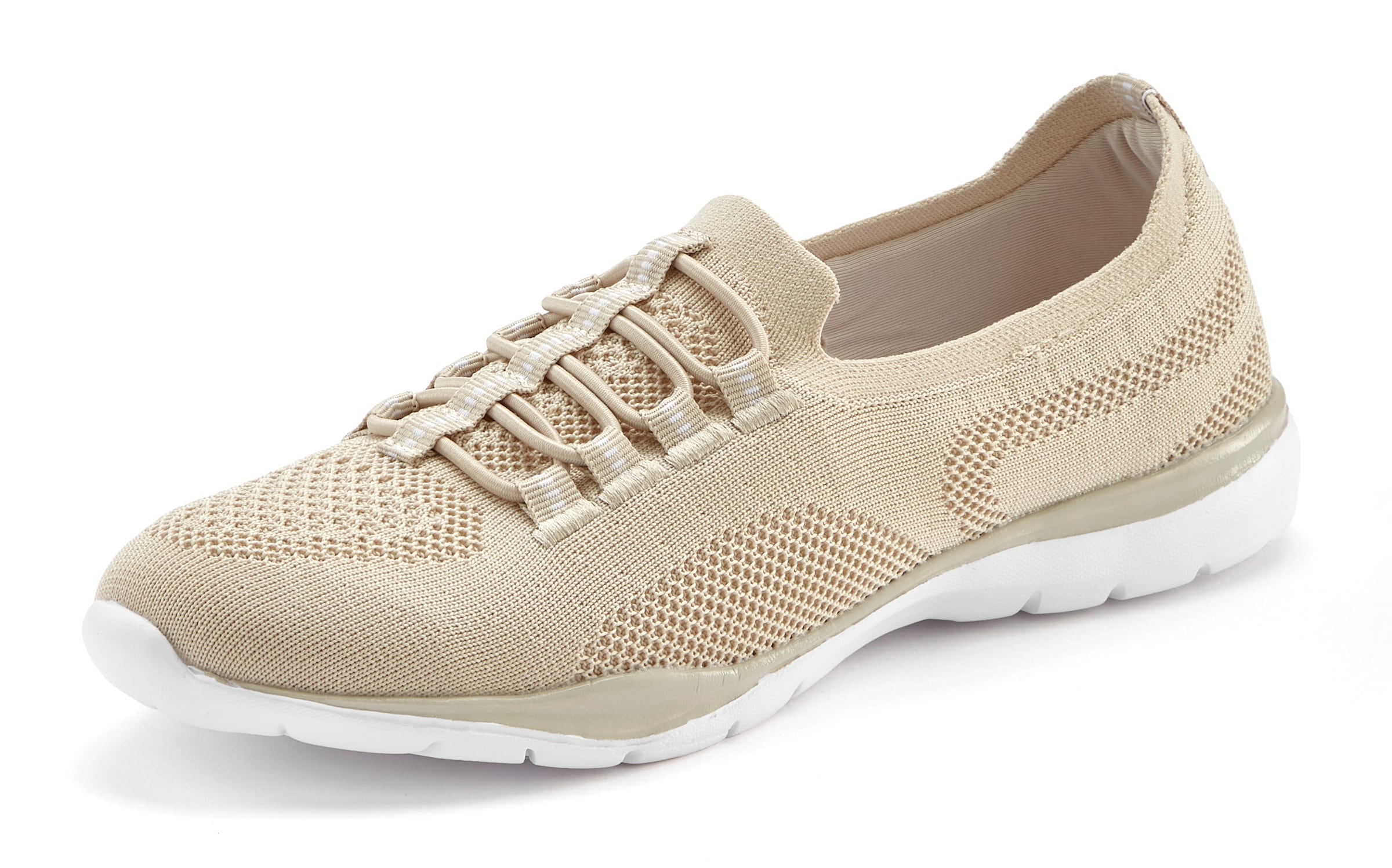 LASCANA Sneakers »Slipper, Halbschuh, Slip-On-Sneaker,«  en matériau textile léger VEGAN