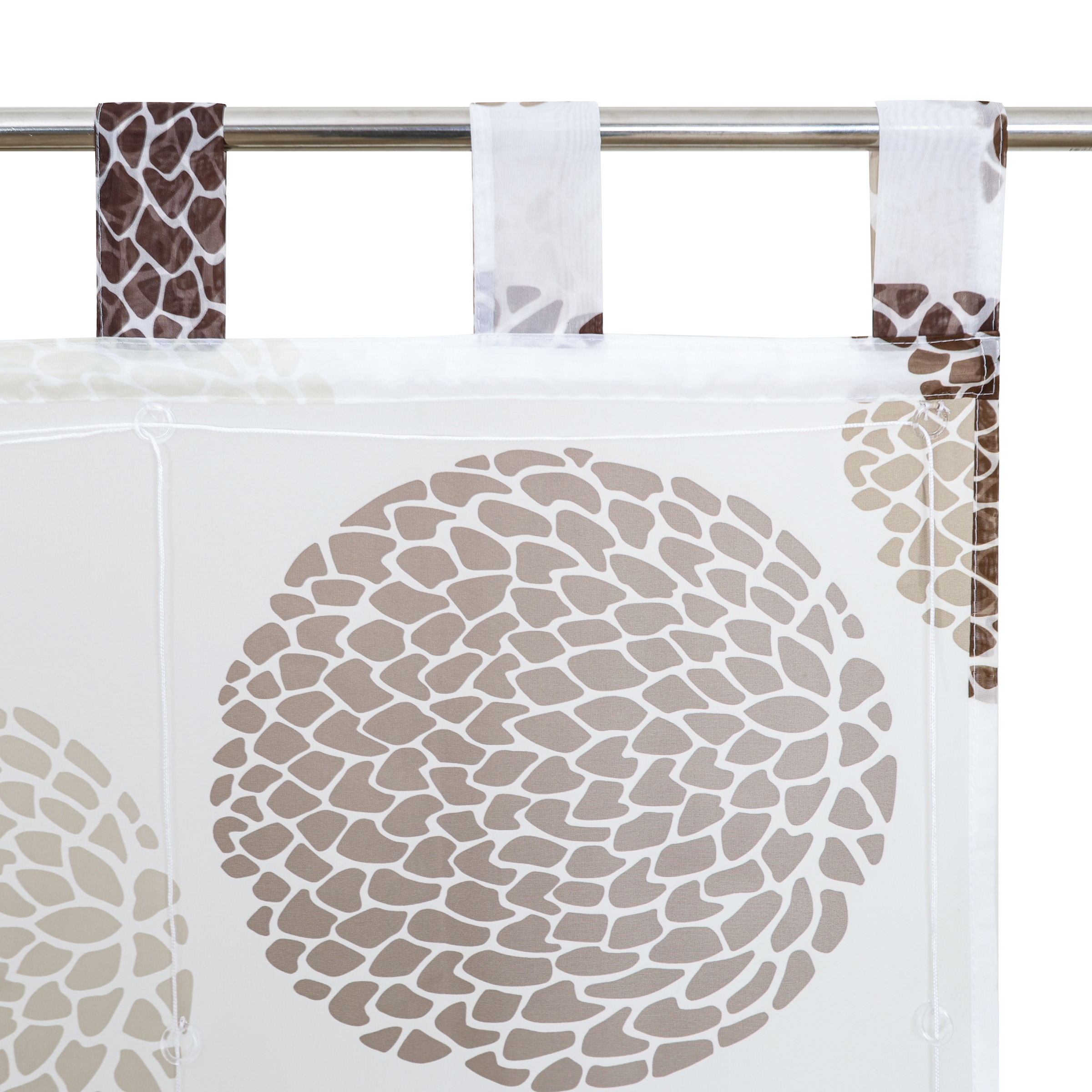 GOODproduct Raffrollo »Belem« mit Schlaufen Transparent, Voile, Polyester