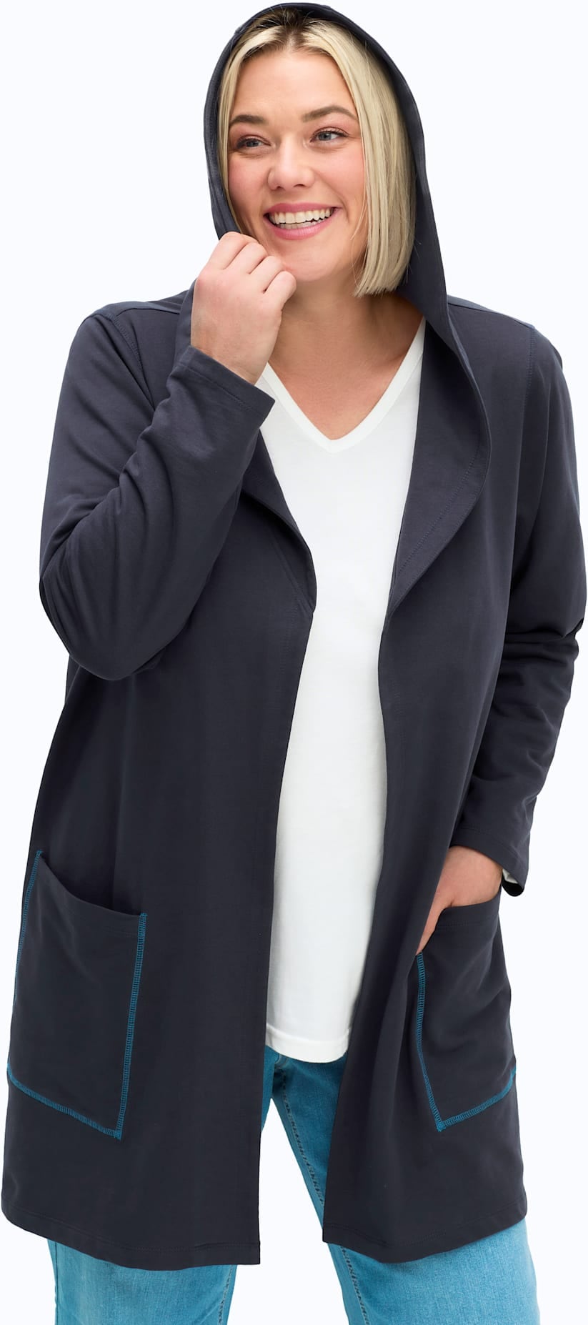 Sheego Shirtjacke »Sweatshirtjacke« 1 Stk. tlg.