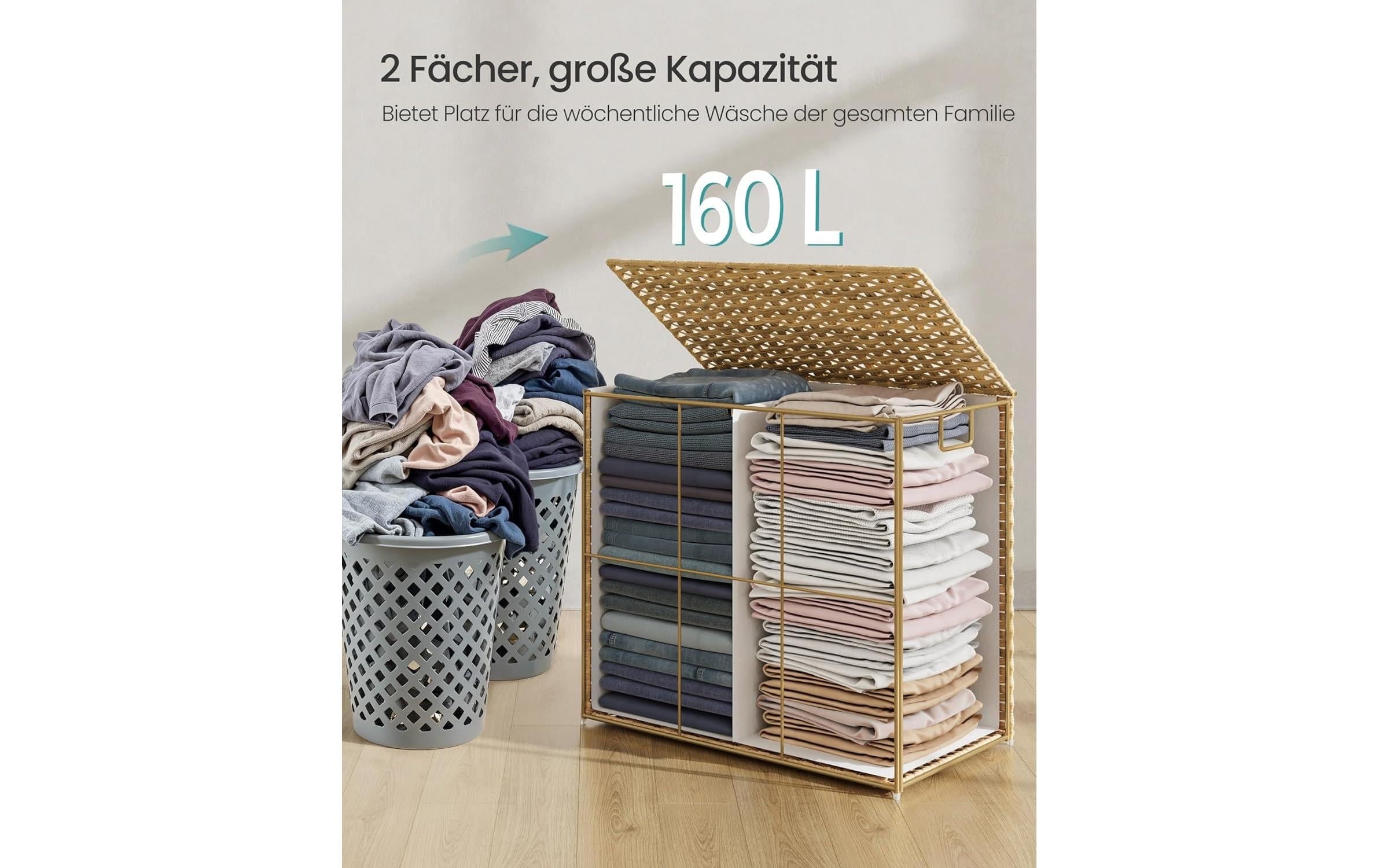 SONGMICS Wäschekorb »160 l«